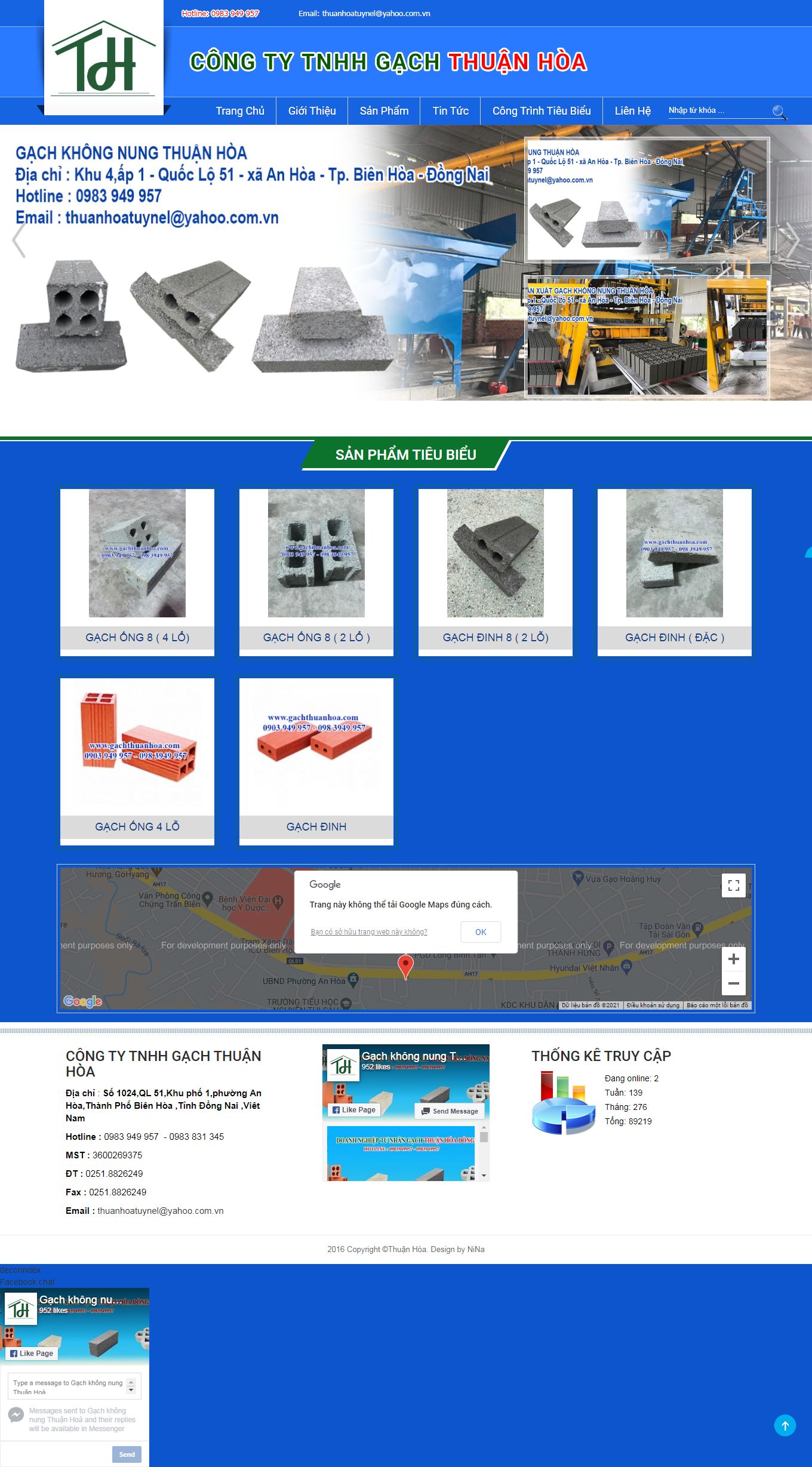 Thiết kế Web huyện bình chánh gachthuanhoa.com