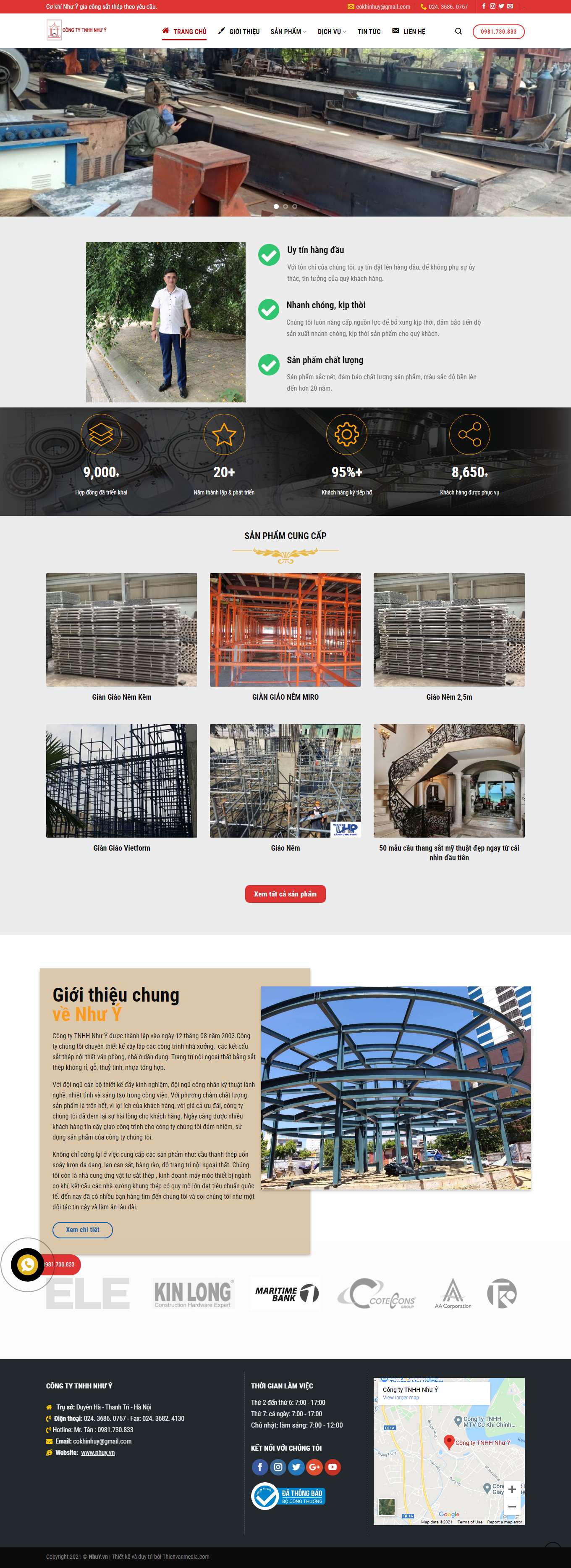 Thiết kế Web huyện nhà bè nhuy.vn
