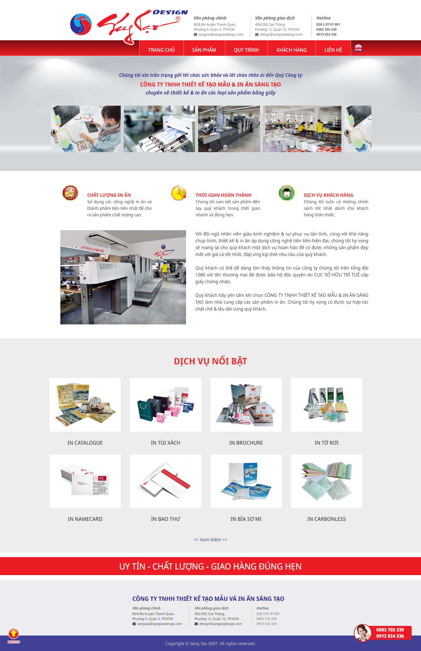 Thiết kế Web hiệu quả sandecking.com