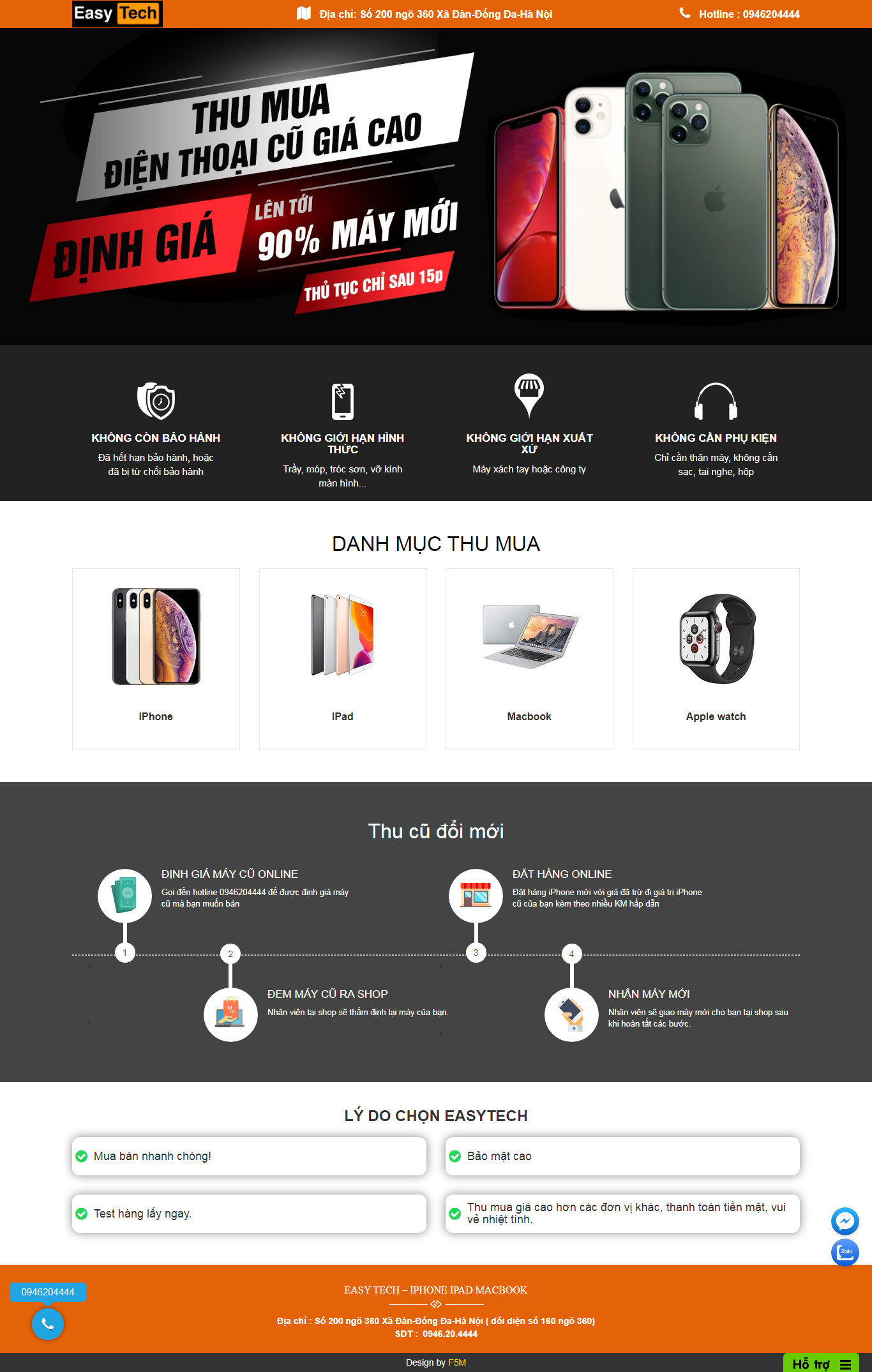 Thiết kế Web hiệu quả thumuaiphonecu.net