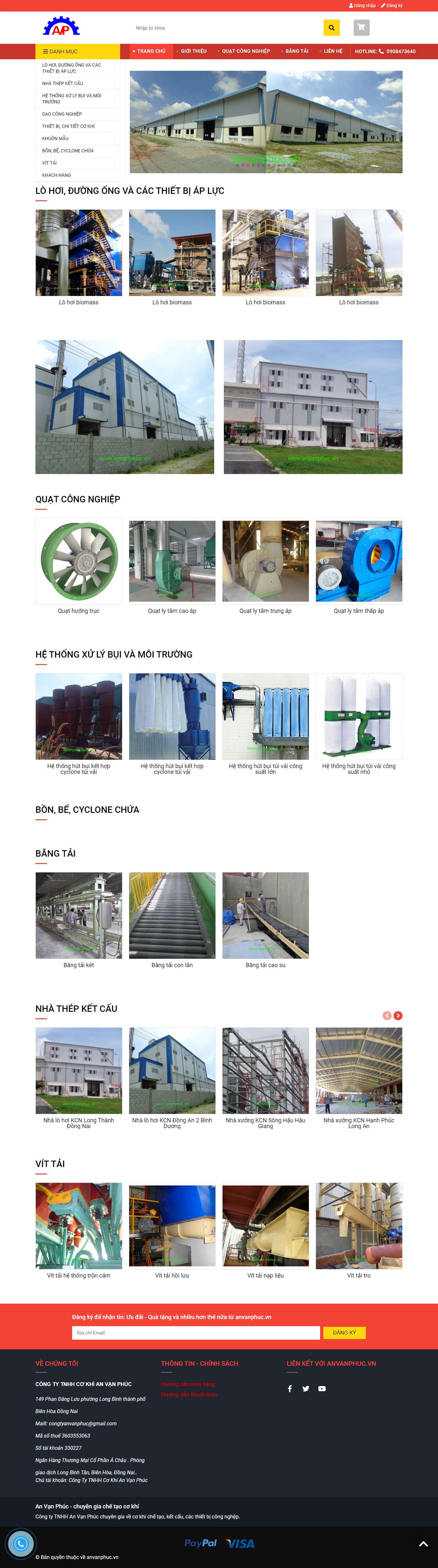 Thiết kế Web đẹp nhất anvanphuc.vn