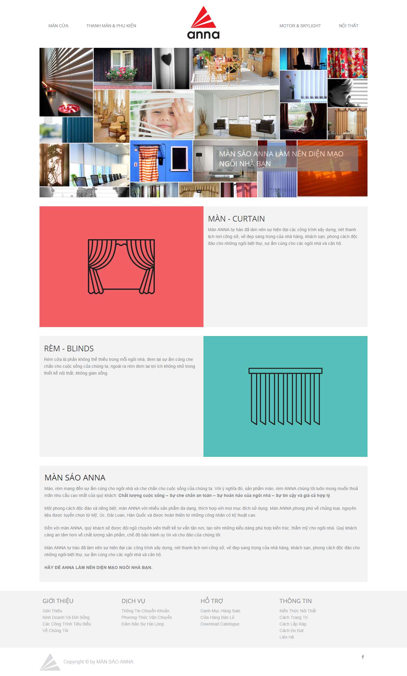 Thiết kế Web nhanh anna.vn