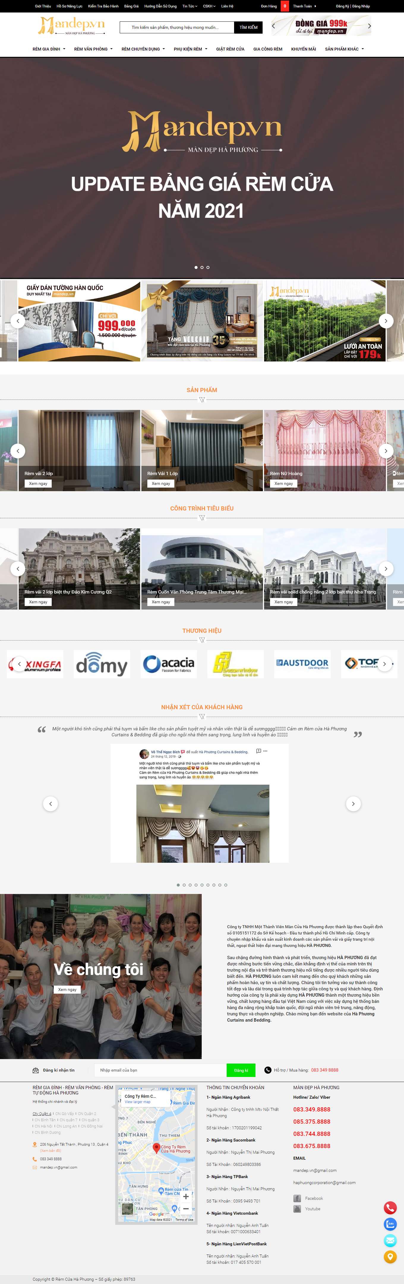 Thiết kế Web đẹp nhất mandep.vn