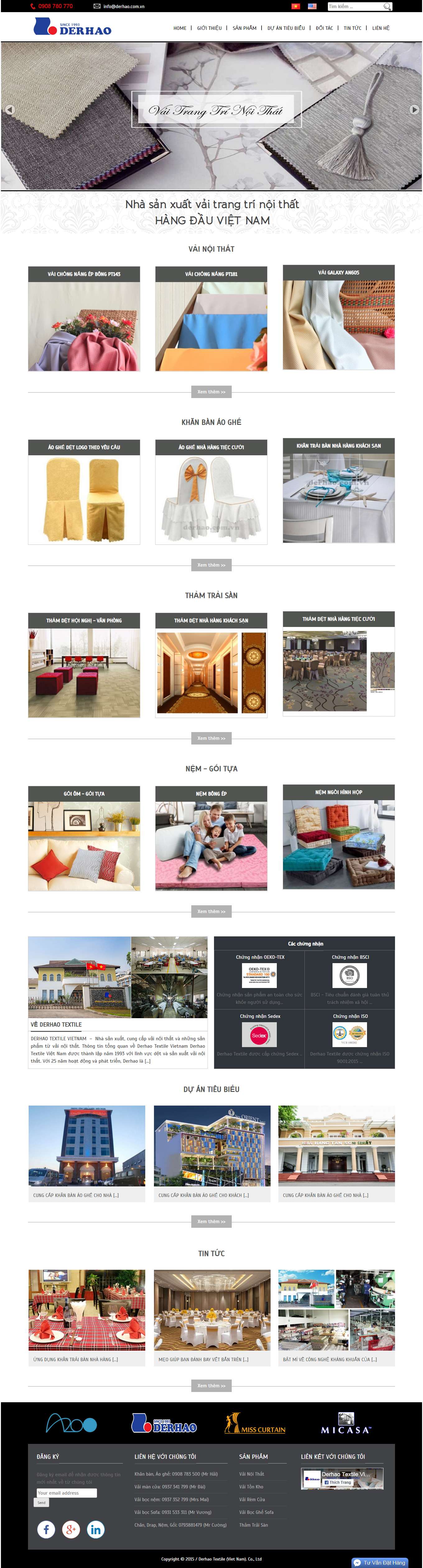 Thiết kế Web số 1 việt nam derhao.com.vn