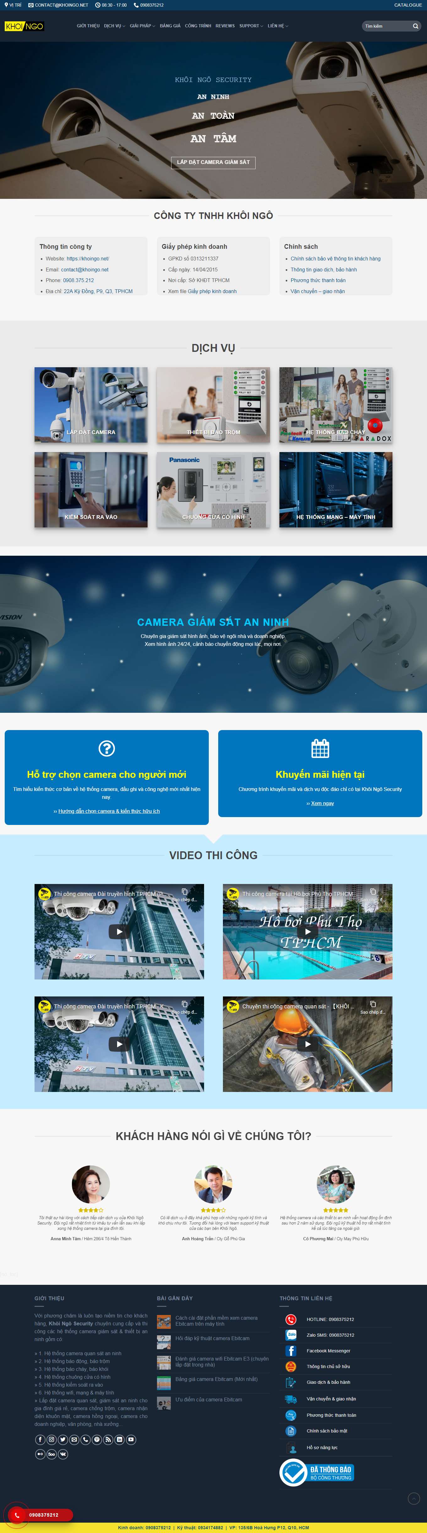 Thiết kế Web số 1 việt nam khoingo.net