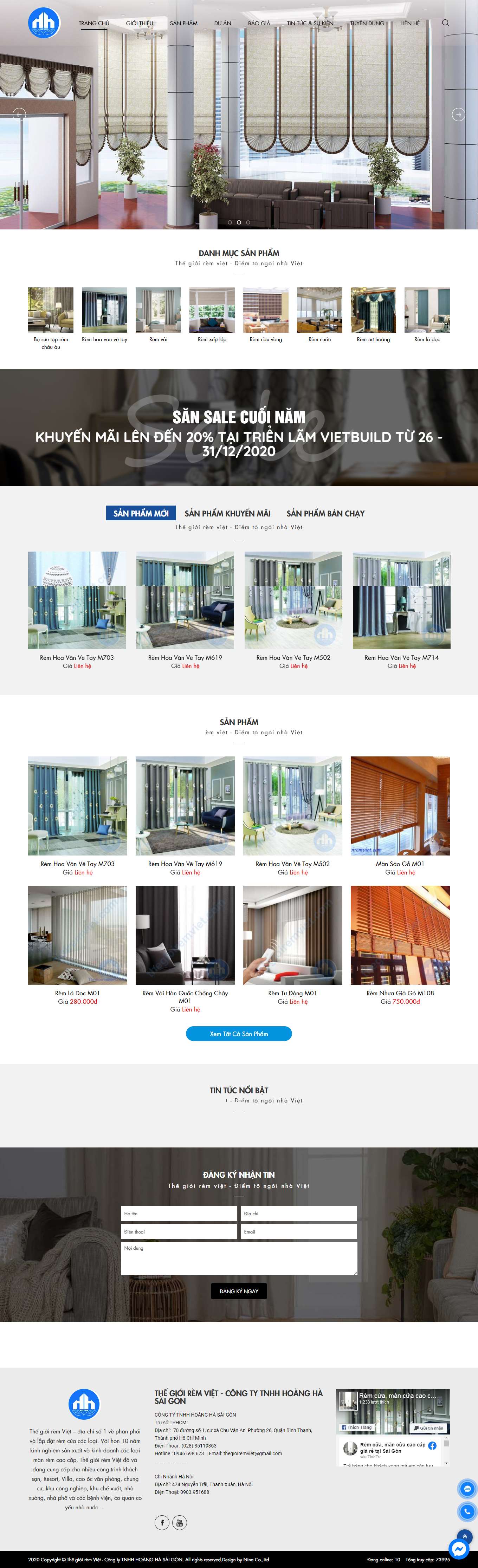 Thiết kế Web 500k thegioiremviet.com