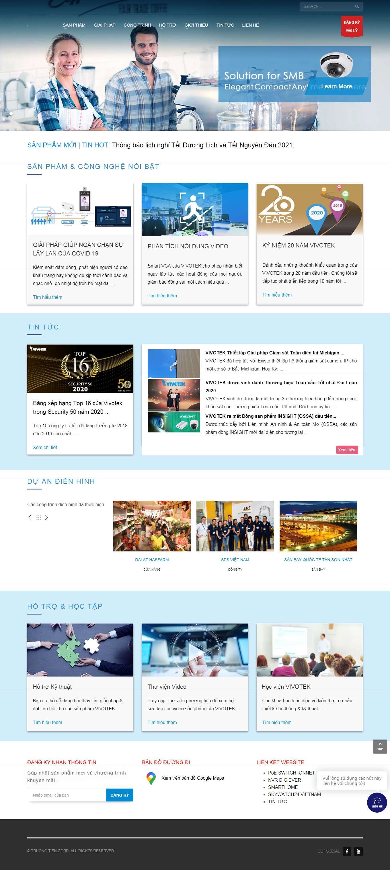 Thiết kế Web 500k vivotek.vn