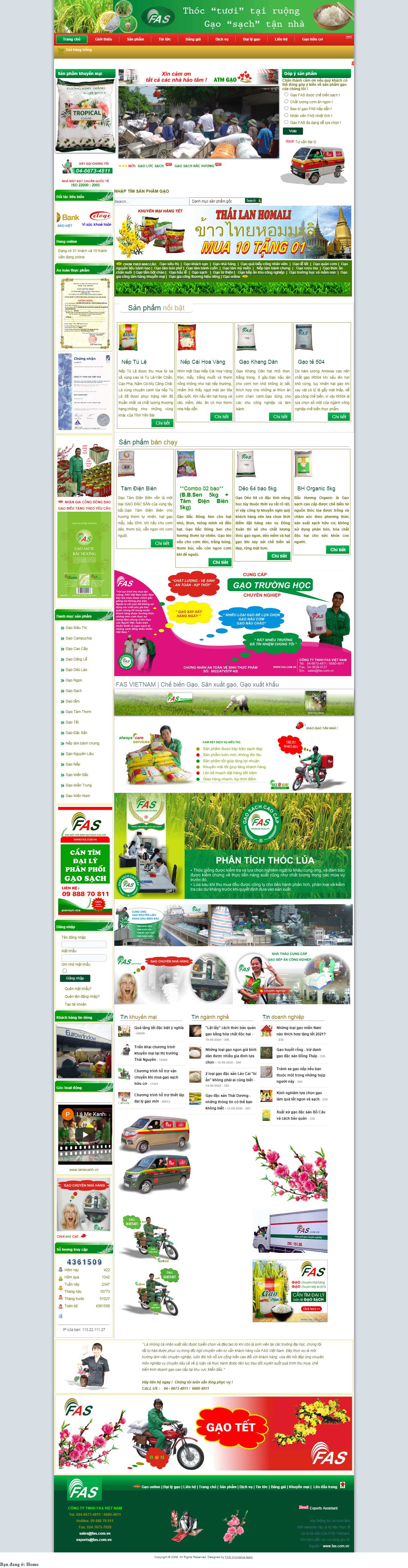 Thiết kế Web code thuần fas.com.vn