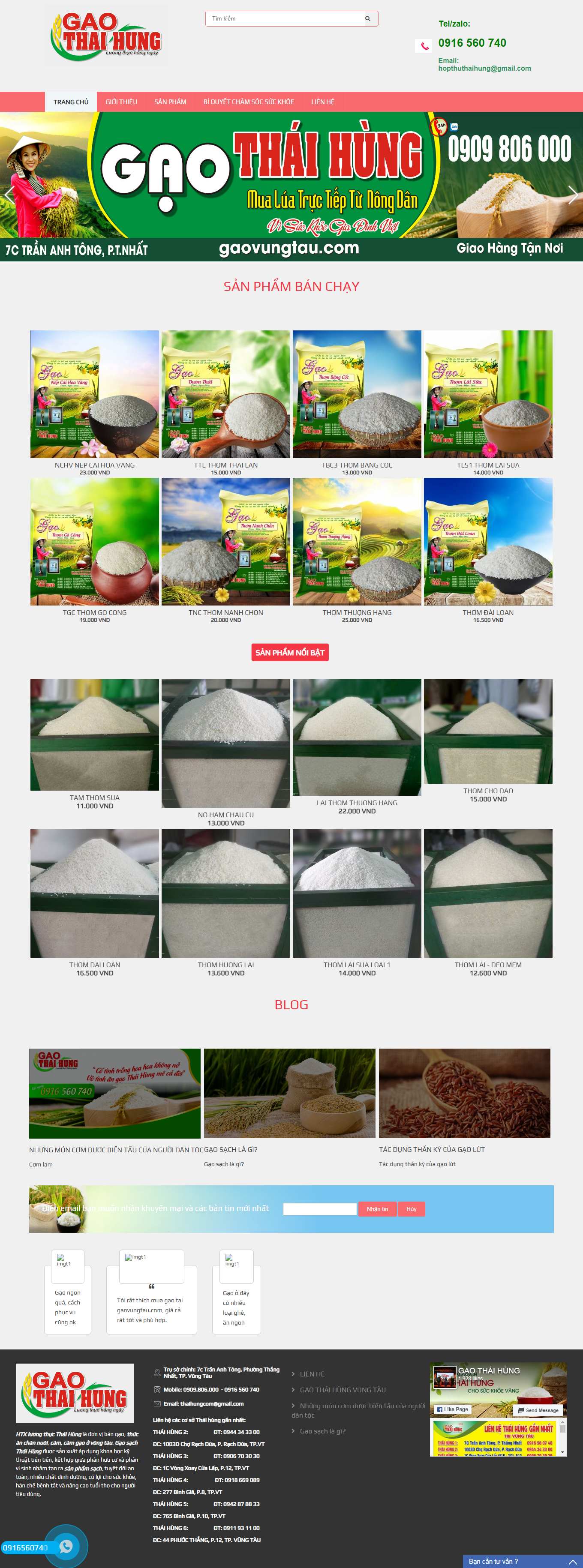 Thiết kế Web online gaothaihung.vn