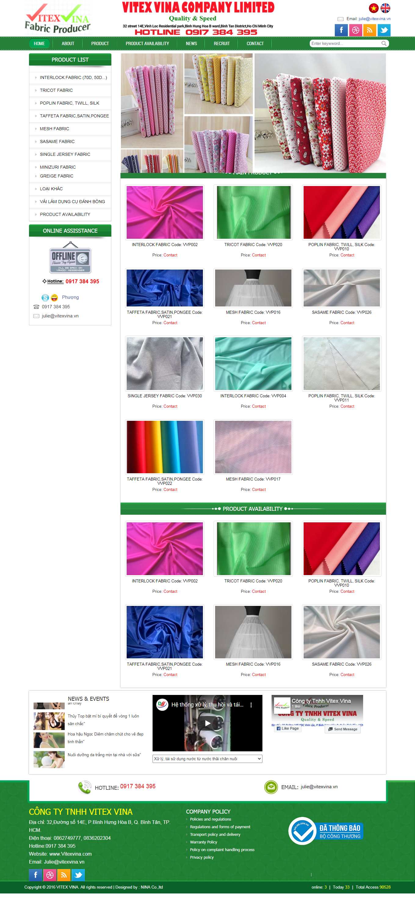 Thiết kế Web vina vitexvina.com