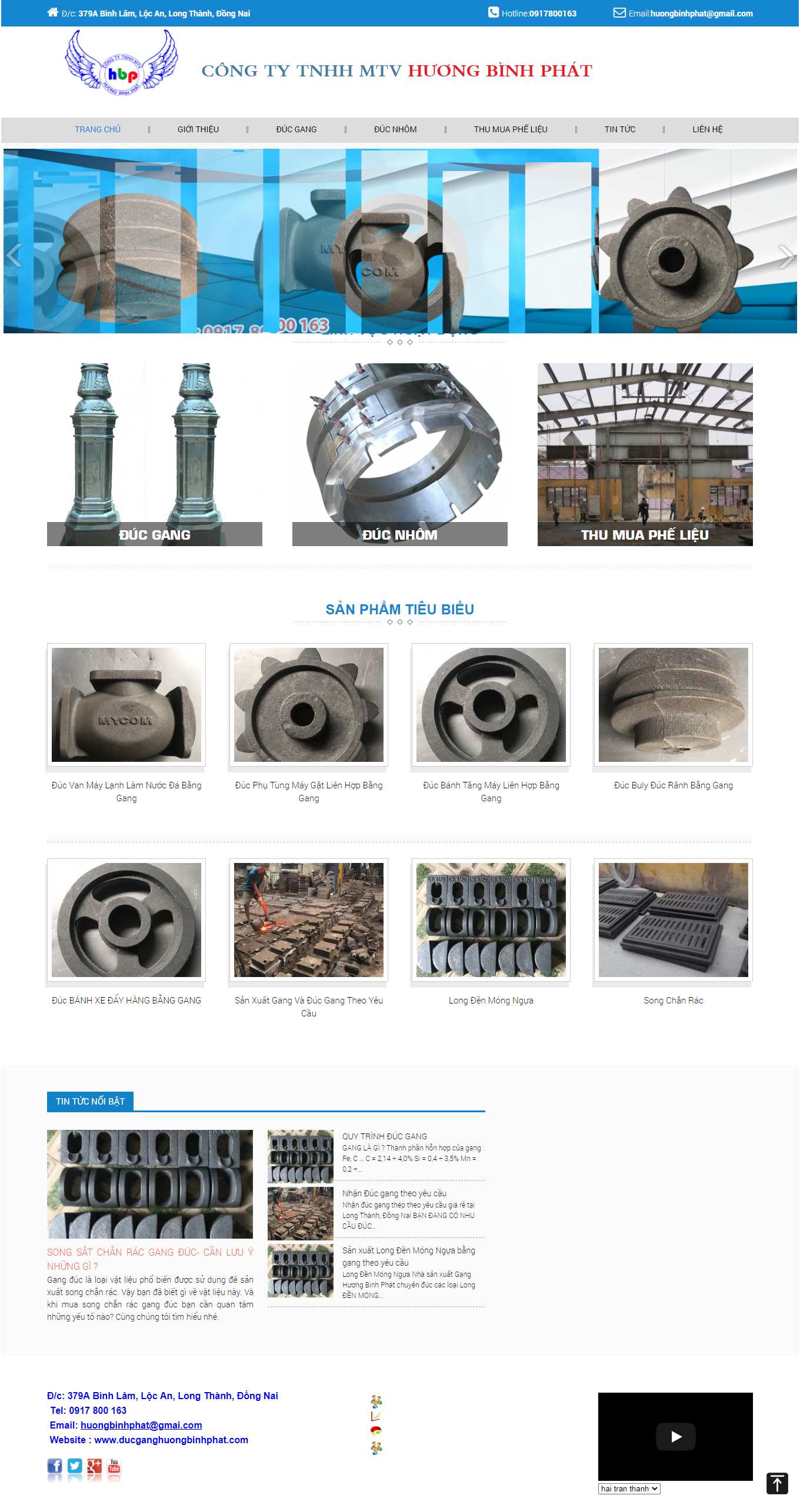 Thiết kế Web vina ducganghuongbinhphat.com