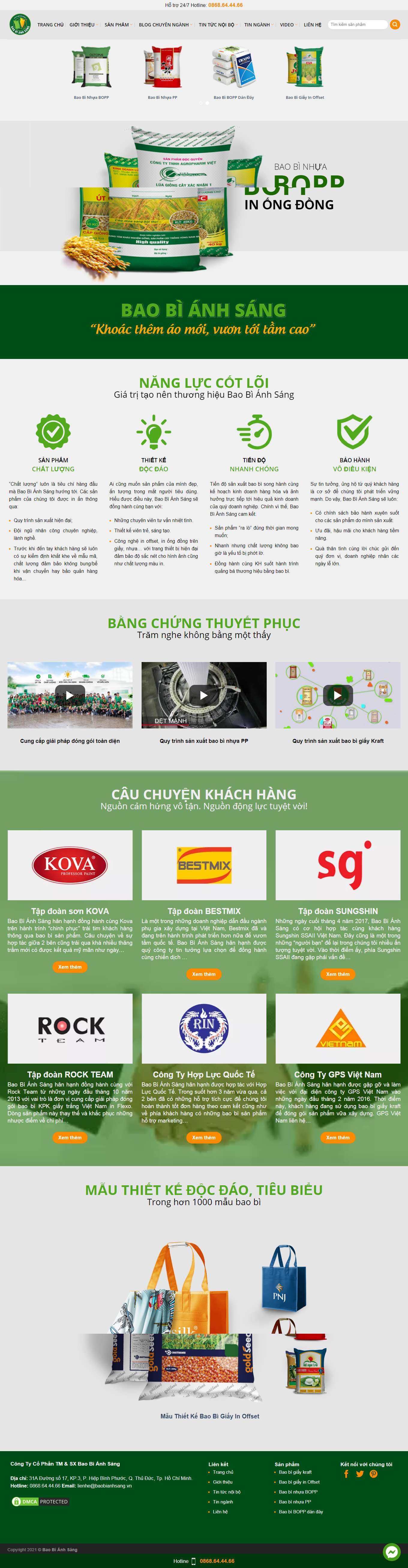 Thiết kế Web việt nam baobianhsang.vn