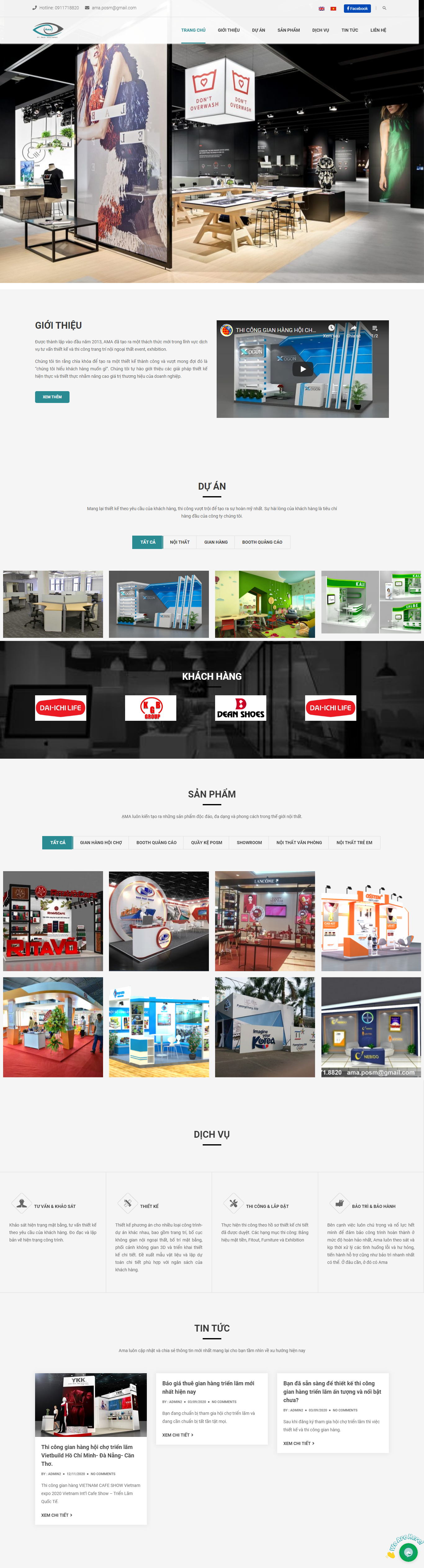 Thiết kế Web gian hàng gianhanghoicho.vn
