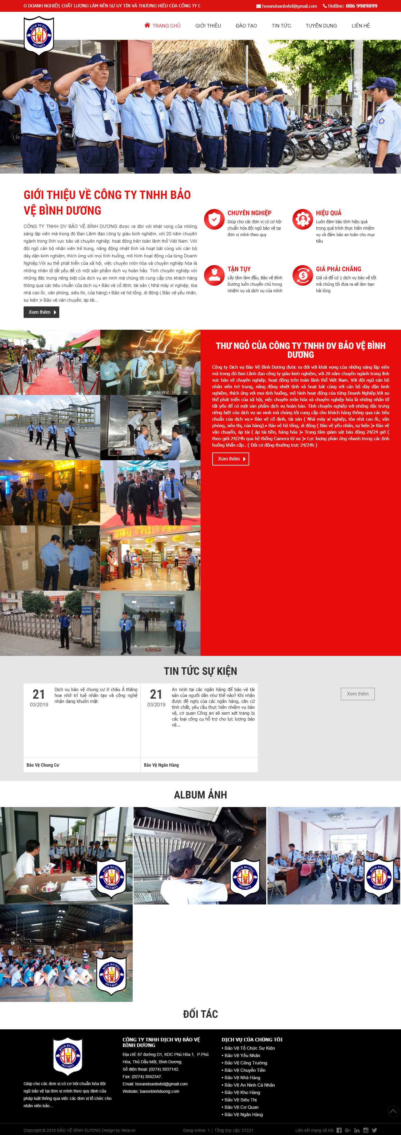 Thiết kế Web giá như thế nào baovebinhduong.com