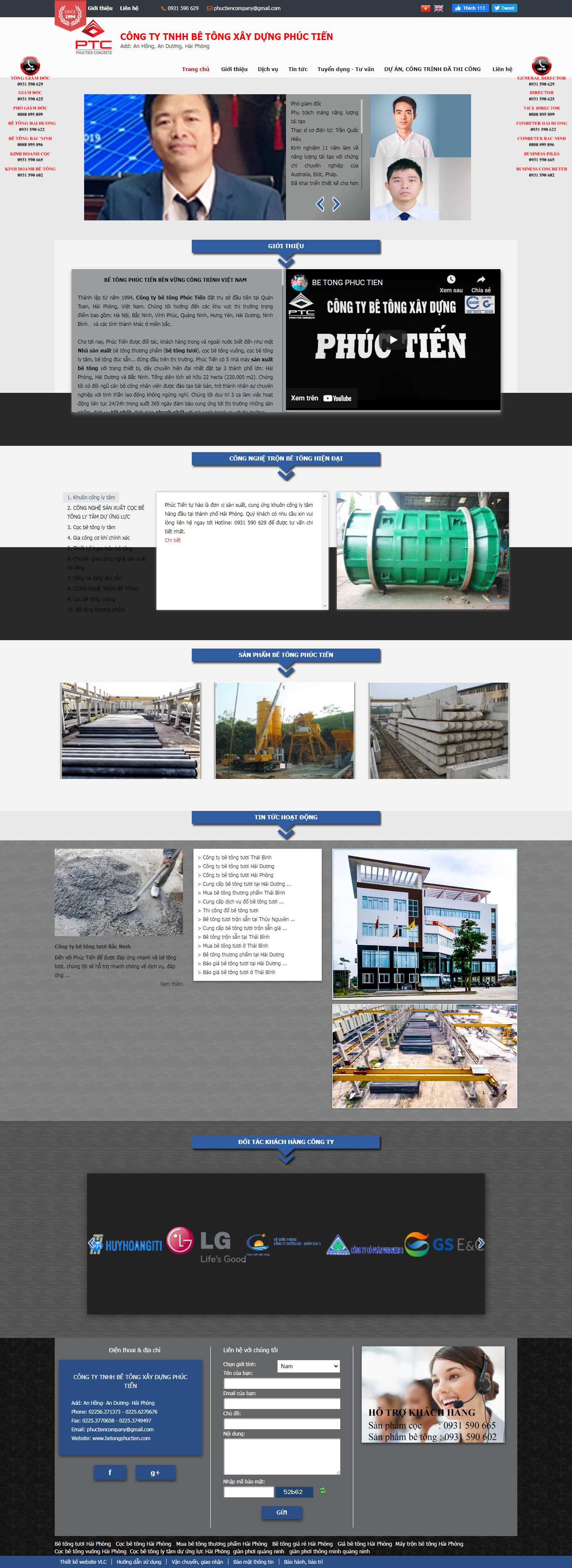 Thiết kế Web giá như thế nào betongphuctien.com