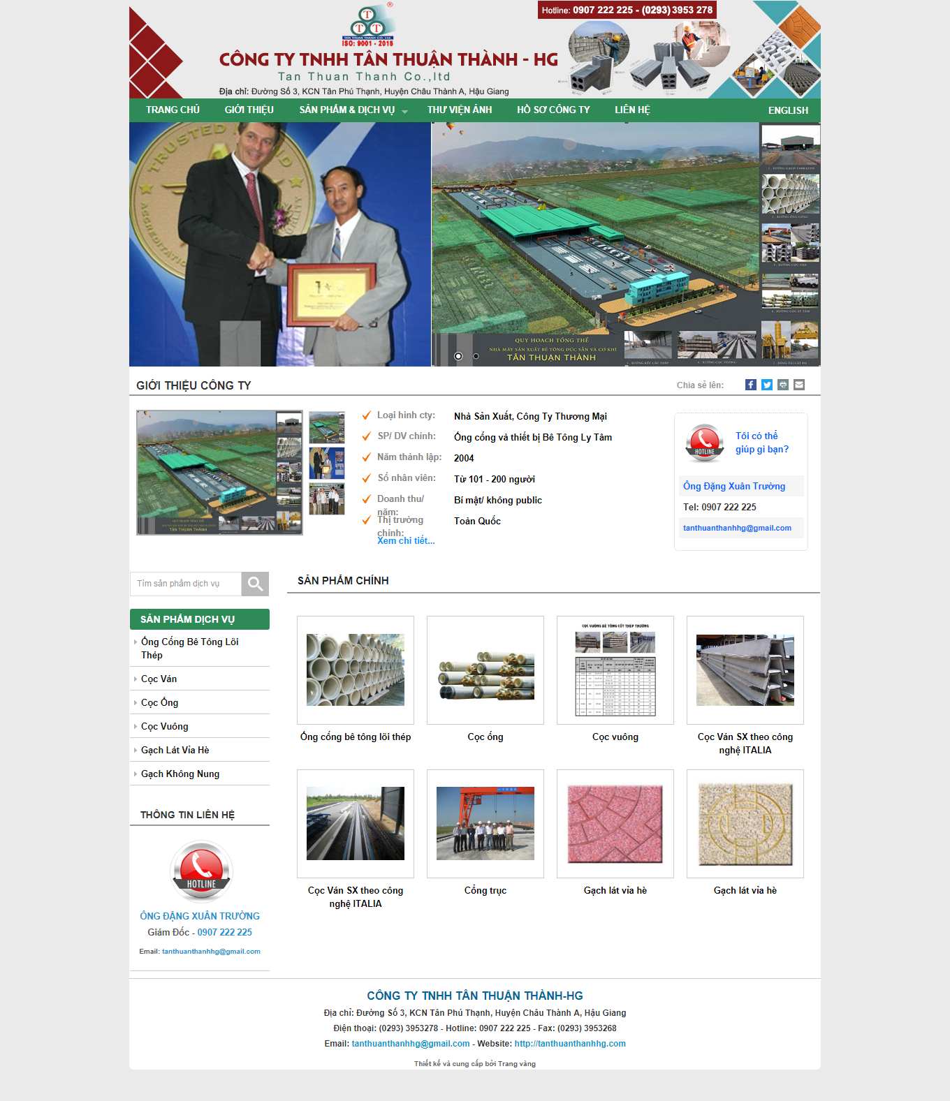 Thiết kế Web độc đáo tanthuanthanhhg.com