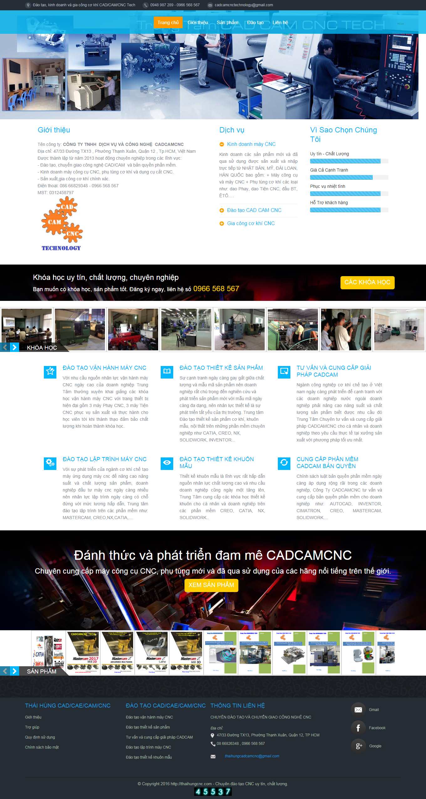 Thiết kế Web cực đẹp cadcamcnctech.com