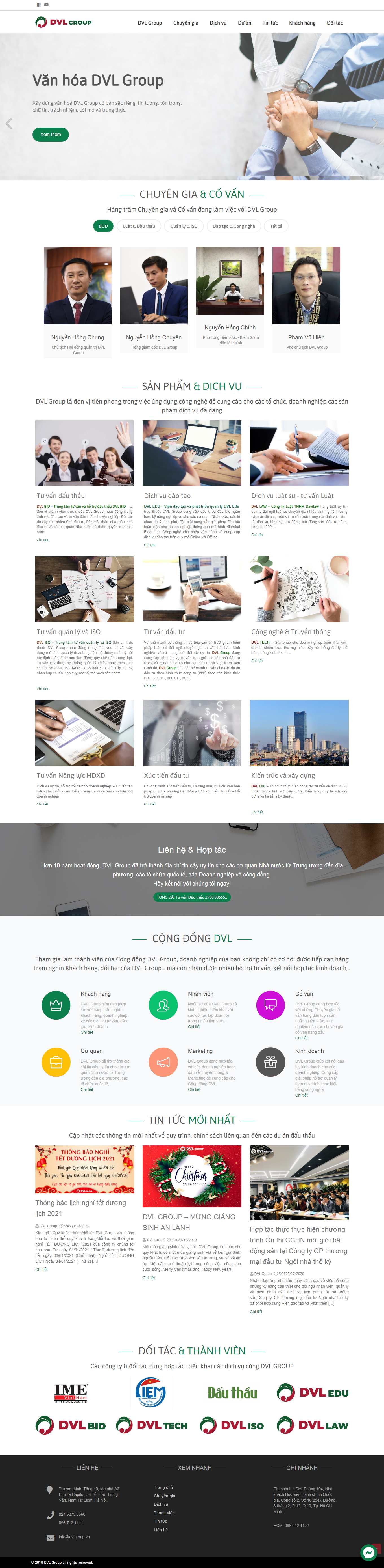 Thiết kế Web cực rẻ dvlgroup.vn