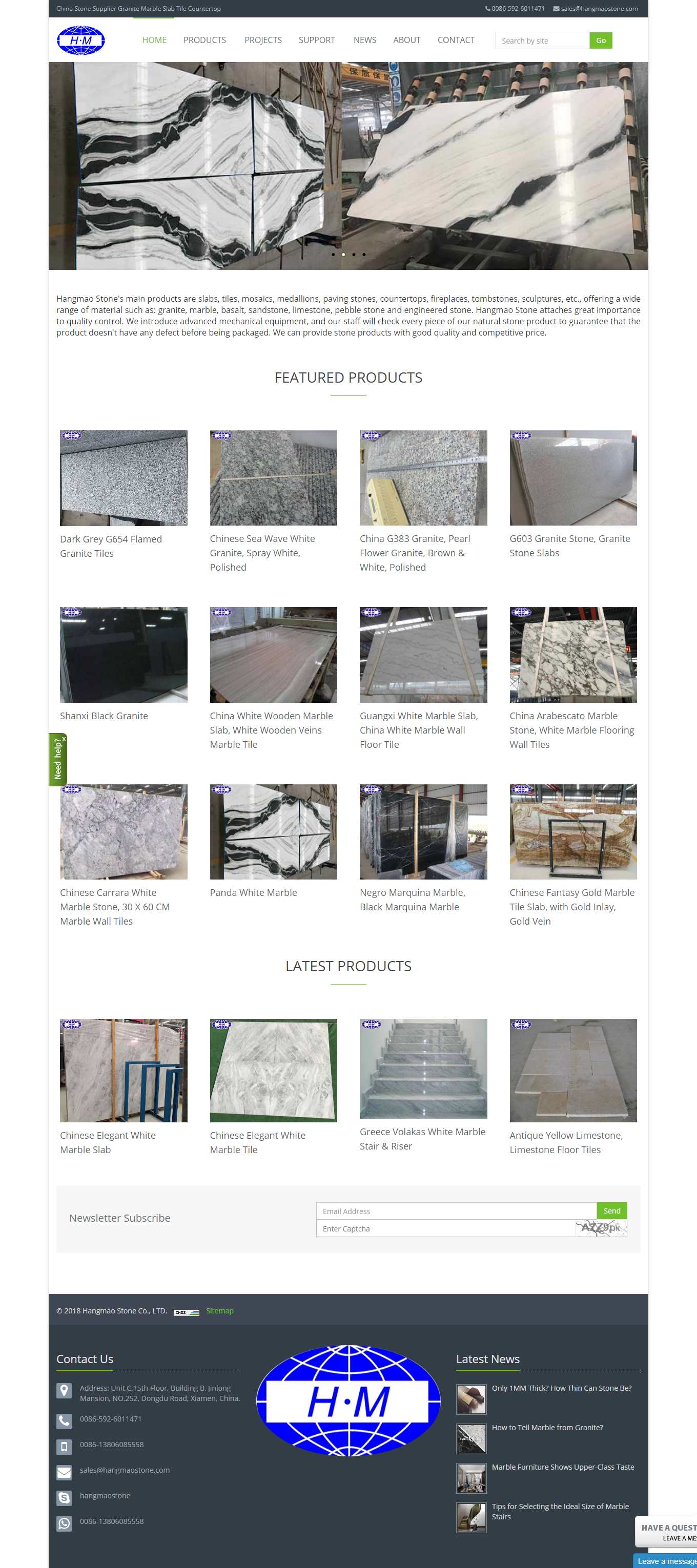 Thiết kế Web ưu việt hangmaostone.com