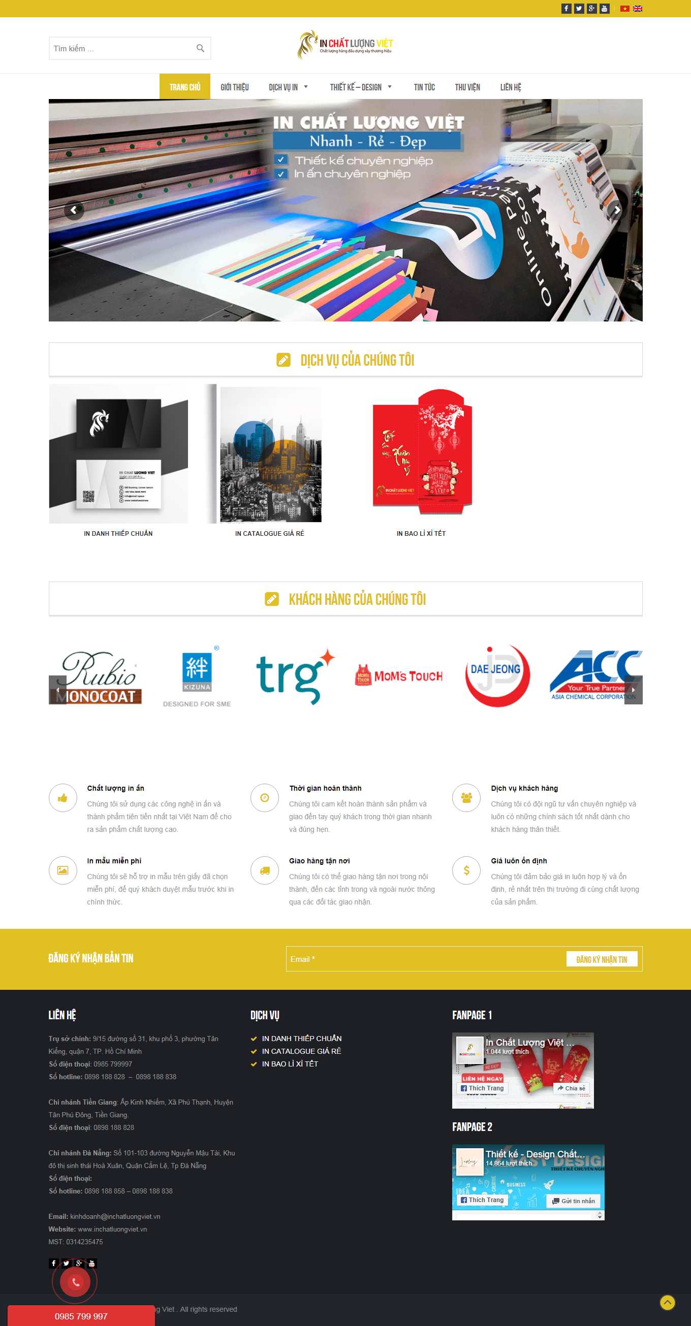 Thiết kế Web thiết kế in ấn inchatluongviet.vn