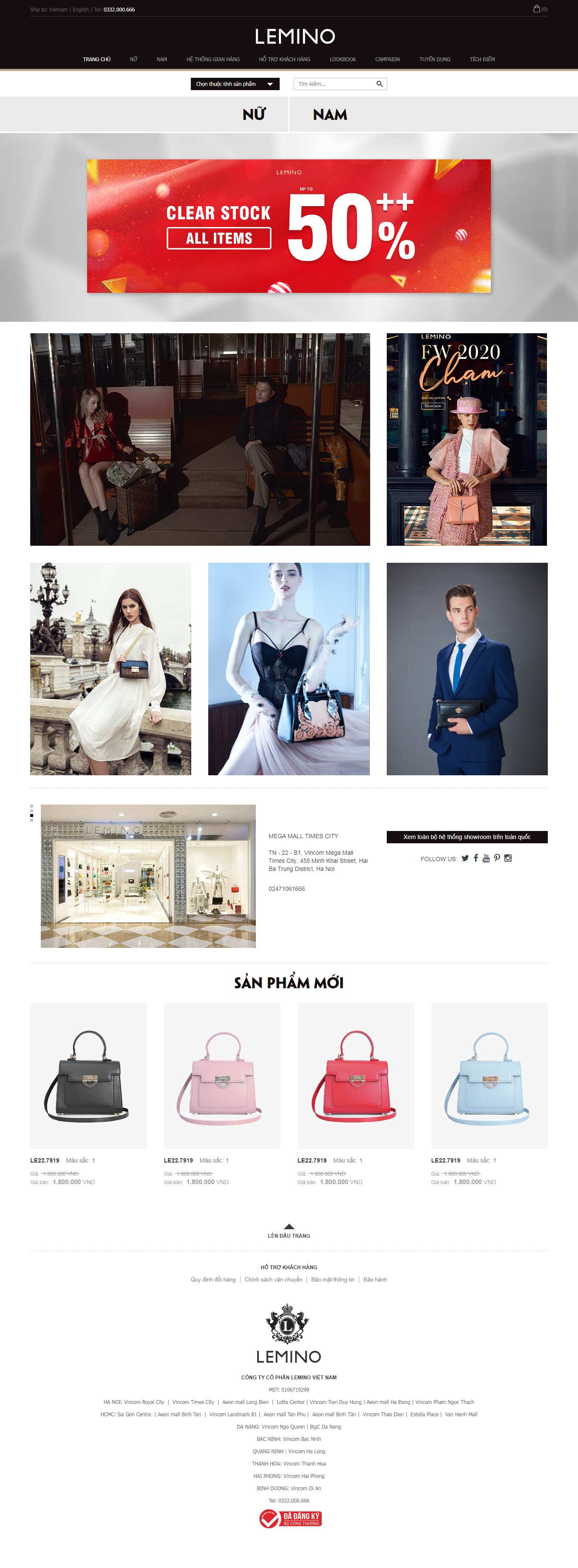 Thiết kế Web chuẩn seo lemino.vn