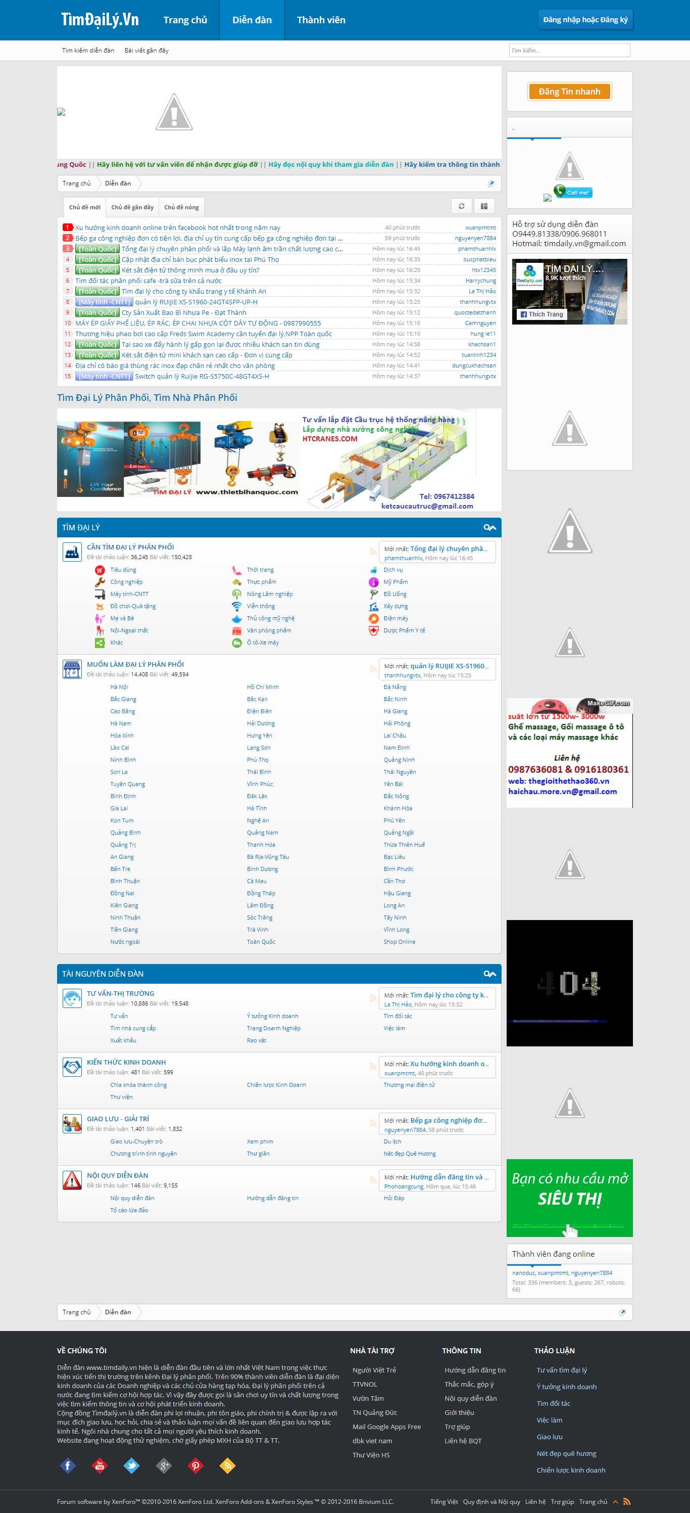 Thiết kế Web nhà phân phối timdaily.vn