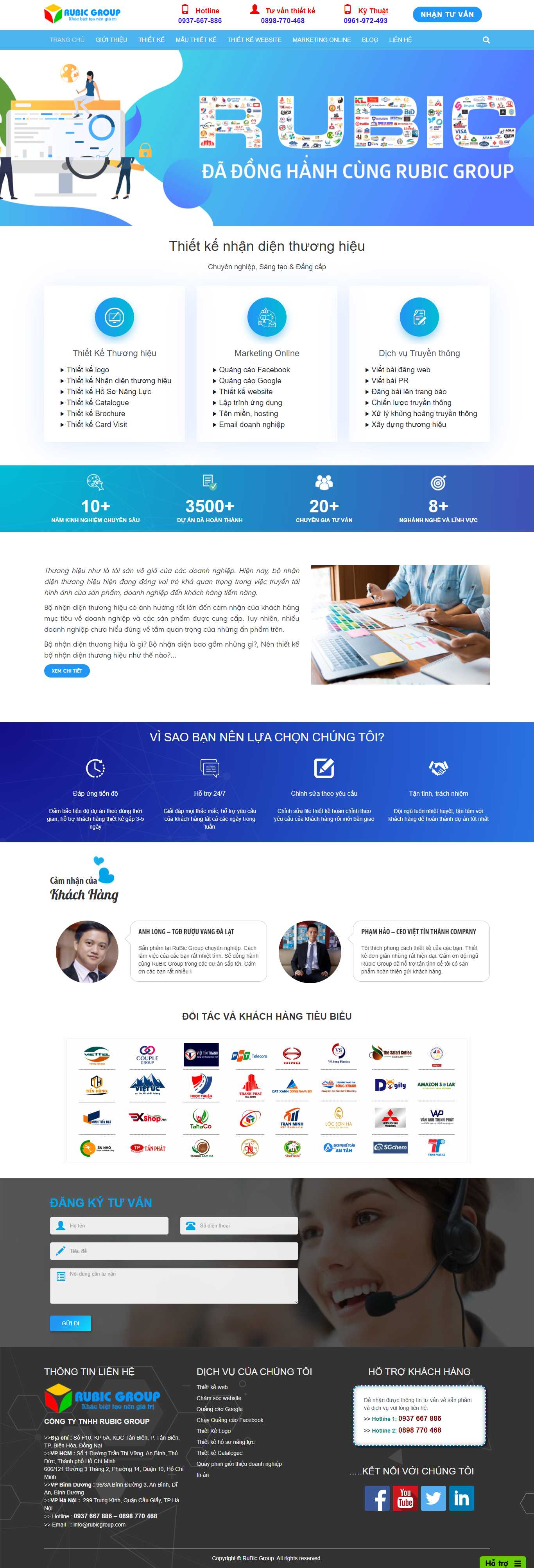 Thiết kế Web wordpress giá rẻ rubicmarketing.com