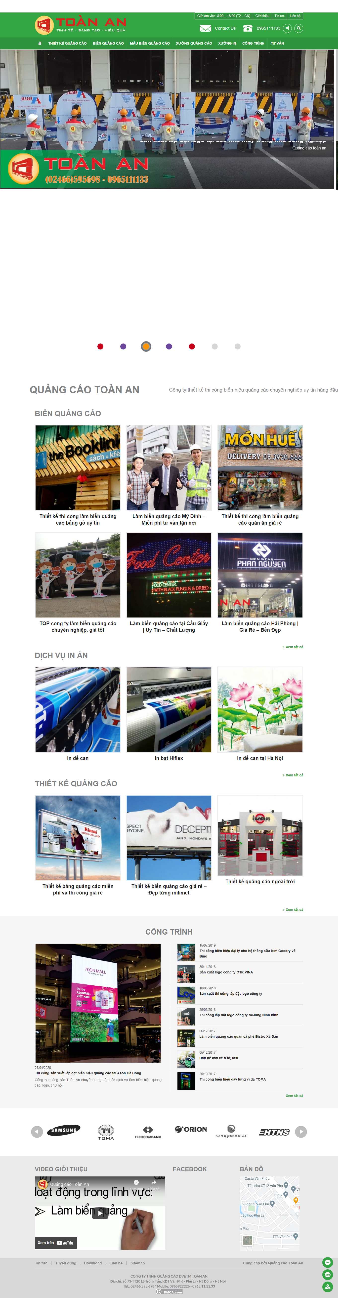 Thiết kế Web luật tòa án tư vấn quangcaotoanan.com