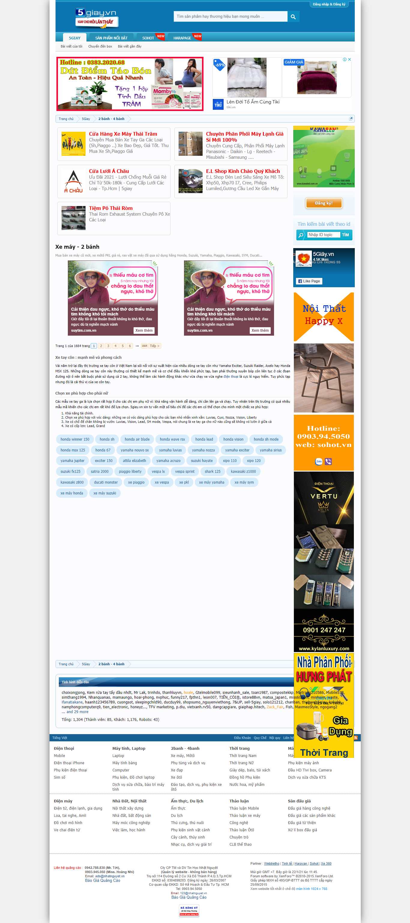 Thiết kế Web rao vặt Đấu giá 