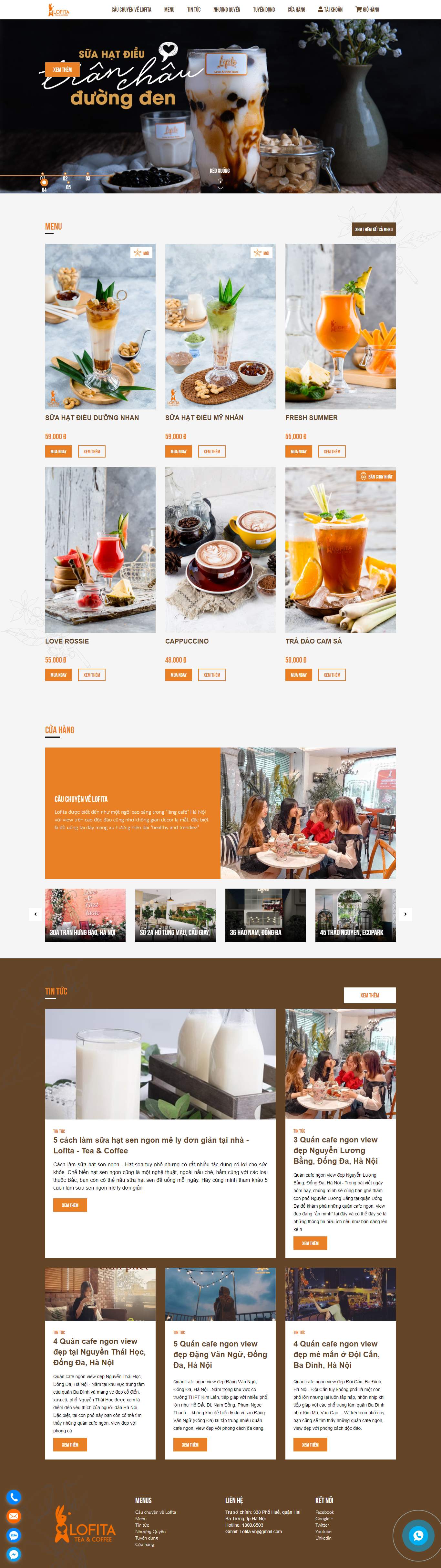 Thiết kế Web  lofita.vn