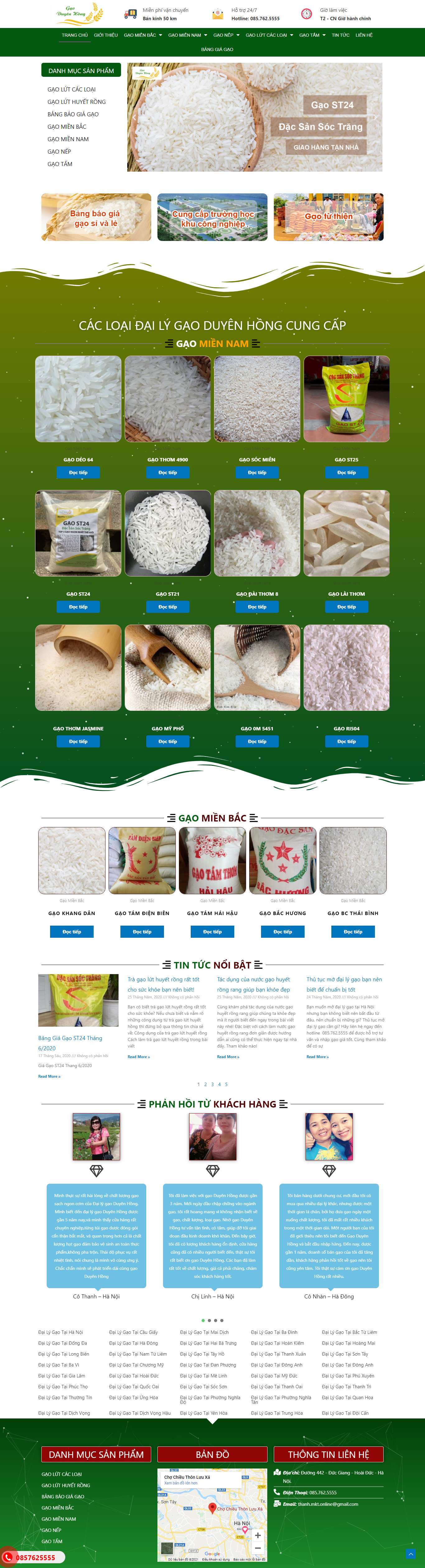 Thiết kế Web vinalink gaoduyenhong.com