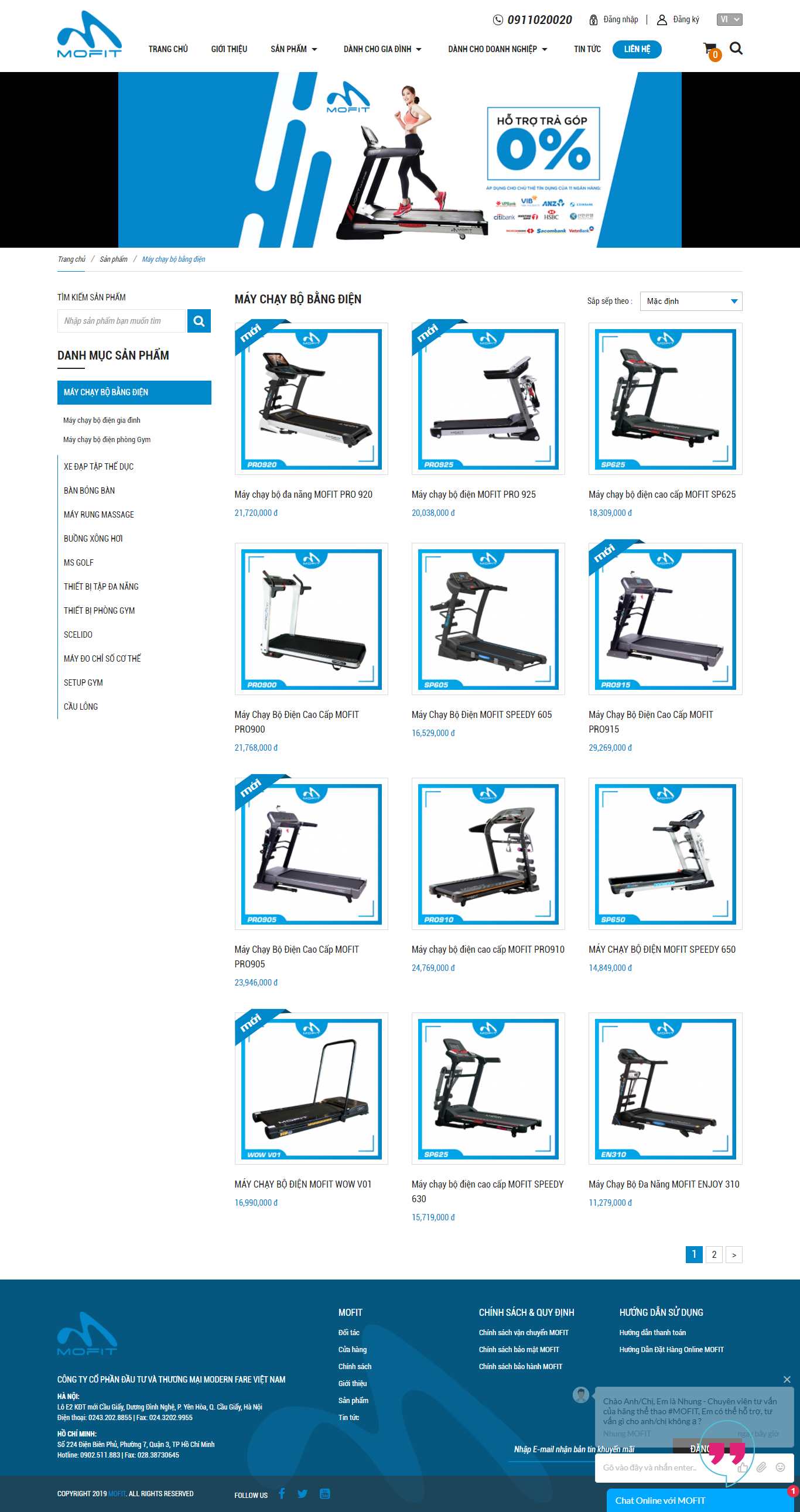 Thiết kế Web máy chạy bộ maychaybo.click