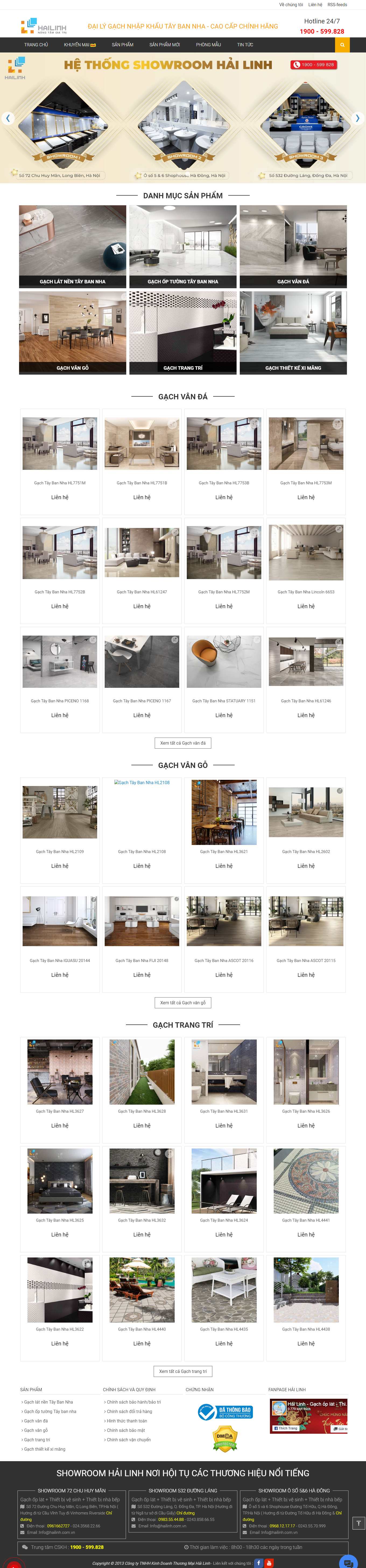 Thiết kế Web công ty gạch men gachtaybannha.com.vn
