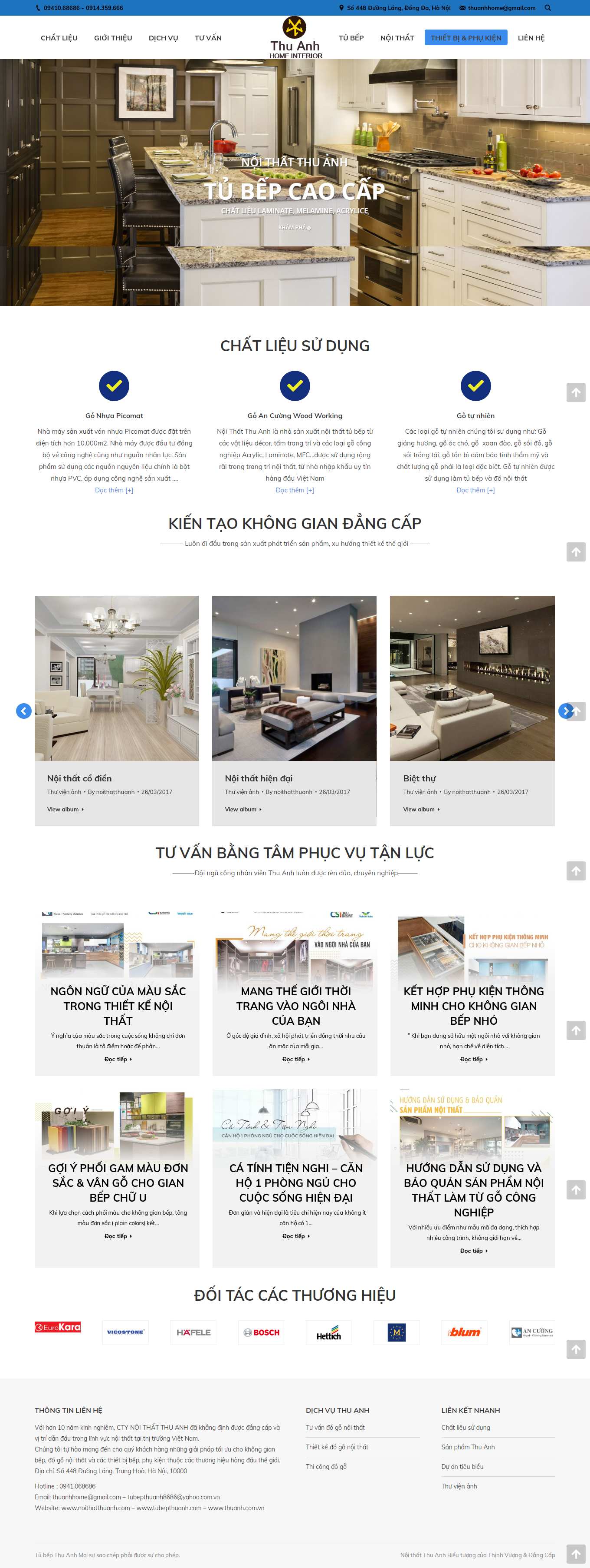 Thiết kế Web thiết kế nội thất noithatthuanh.com