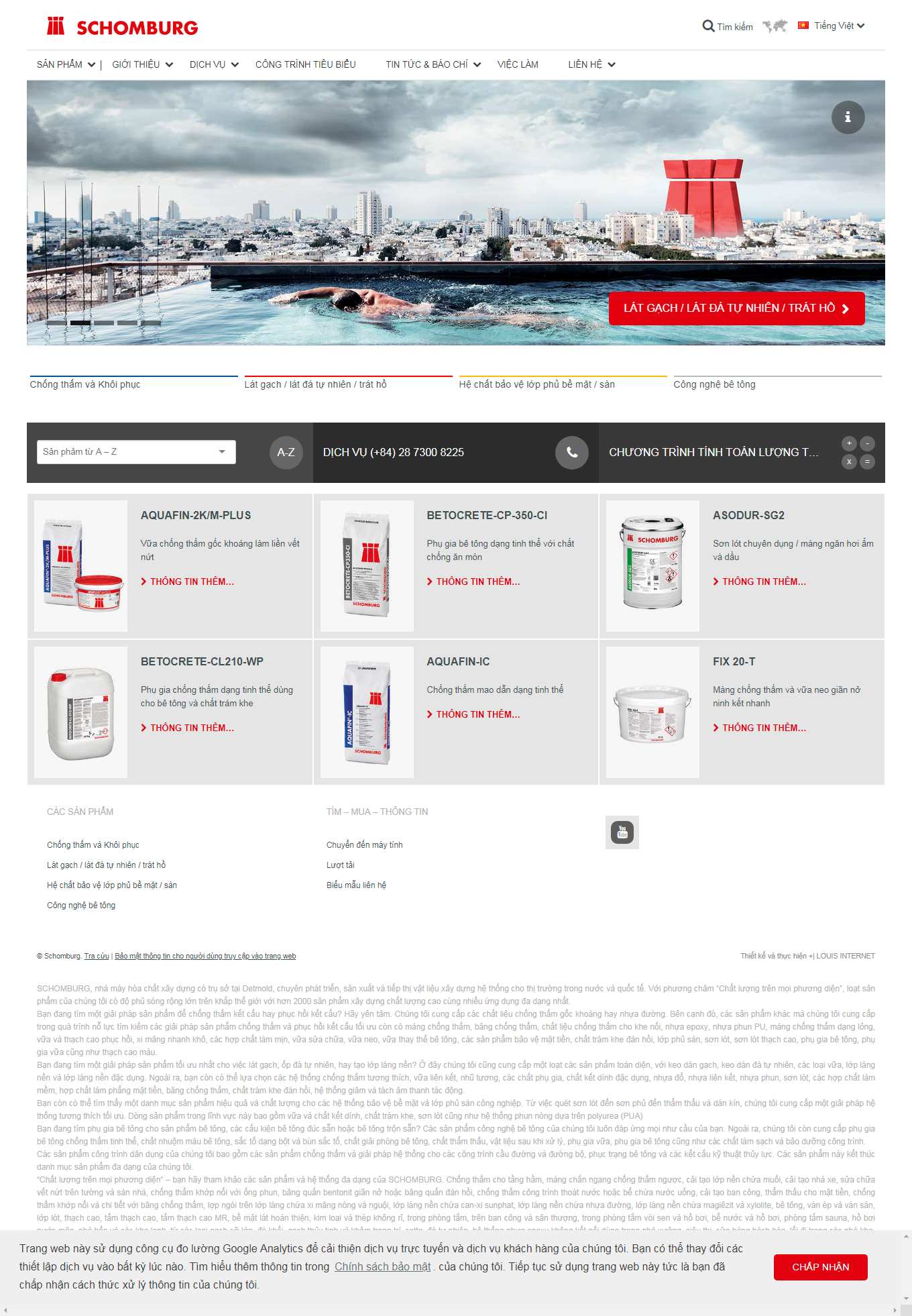 Thiết kế Web cánh cam schomburg.com