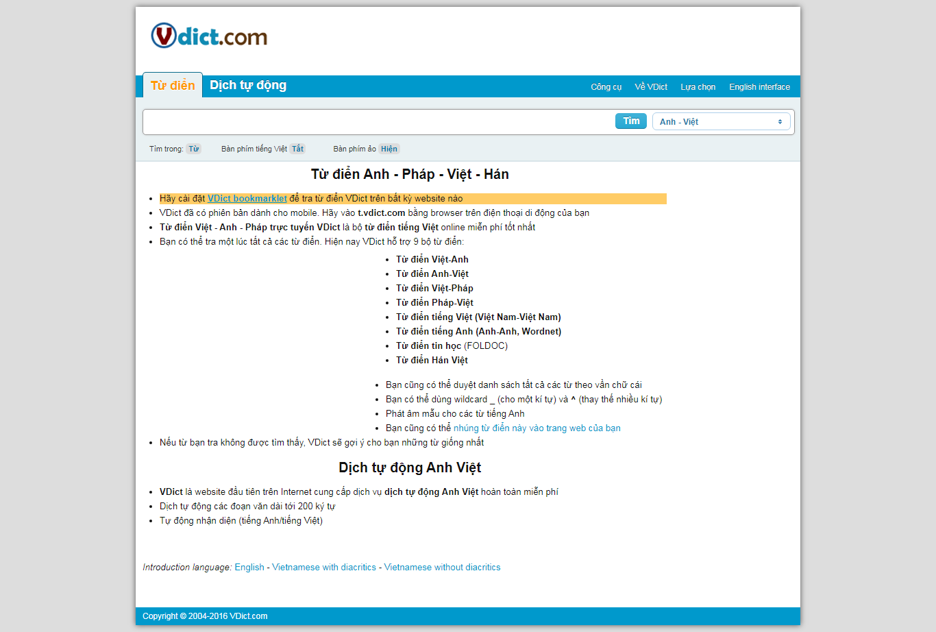 Thiết kế Web clever vdict.com