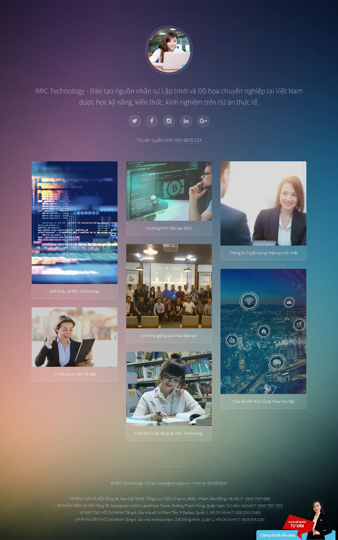 Thiết kế Web haravan imic.edu.vn