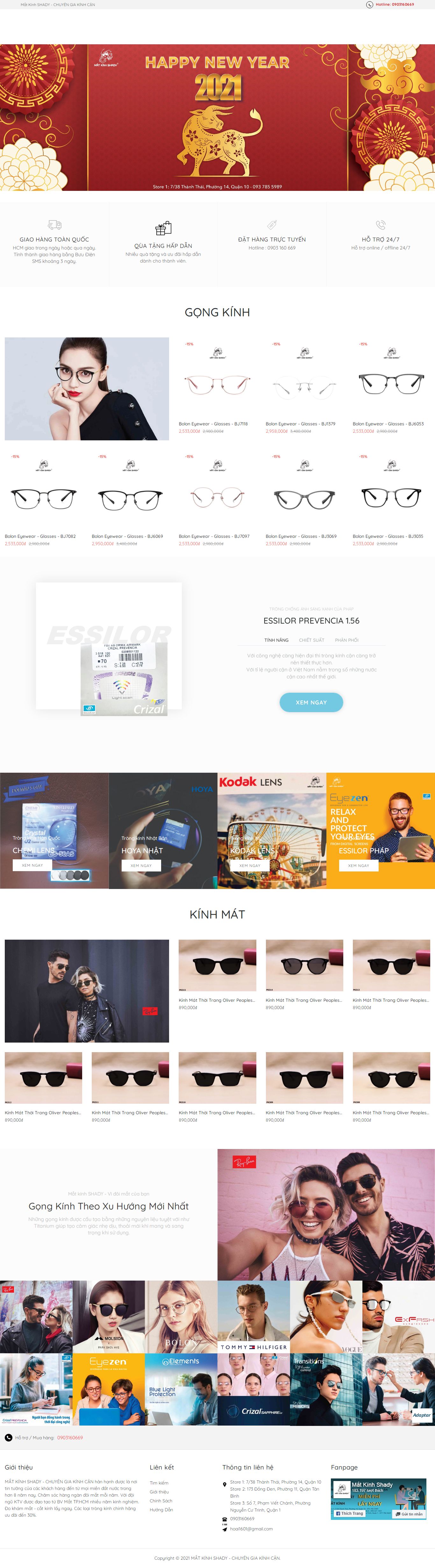 Thiết kế Web digi matkinhshady.com