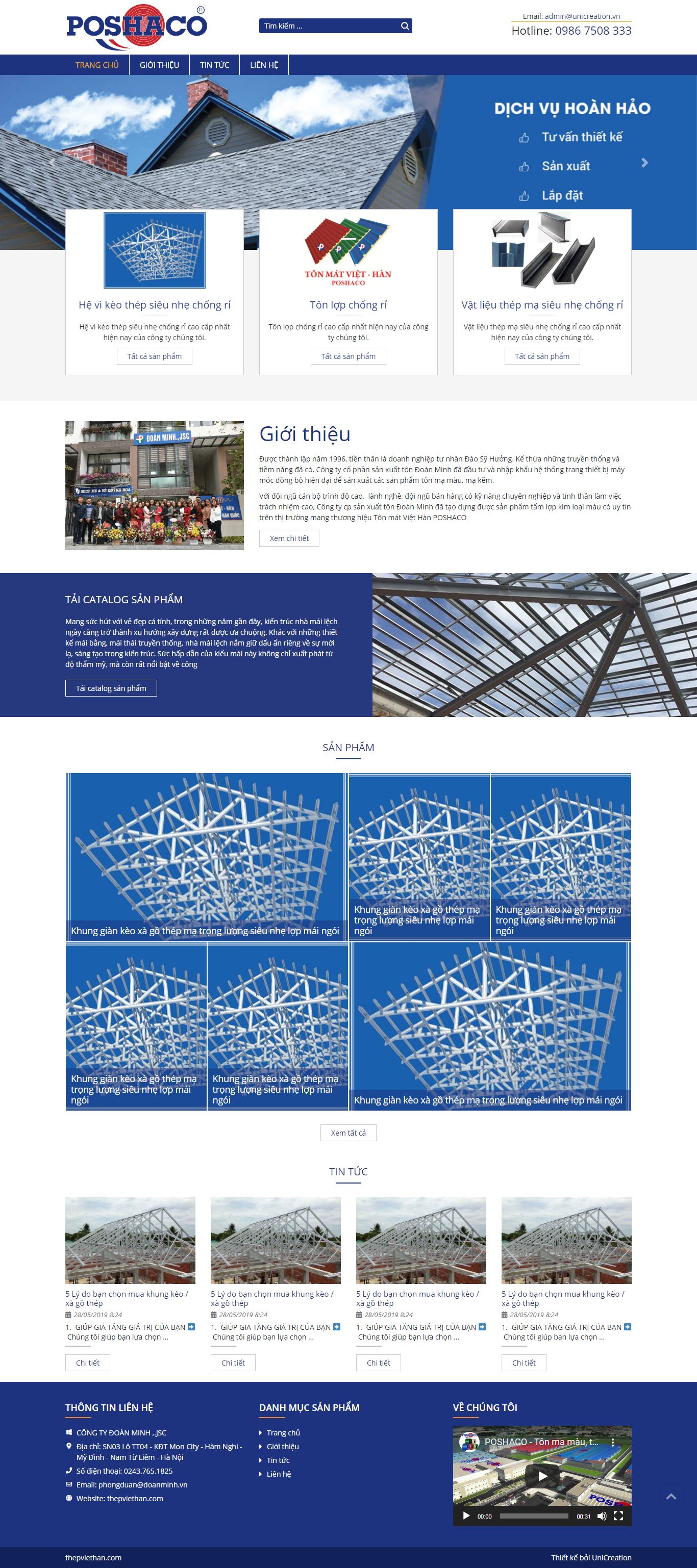 Thiết kế Web 500k thepviethan.giaodiendep.com