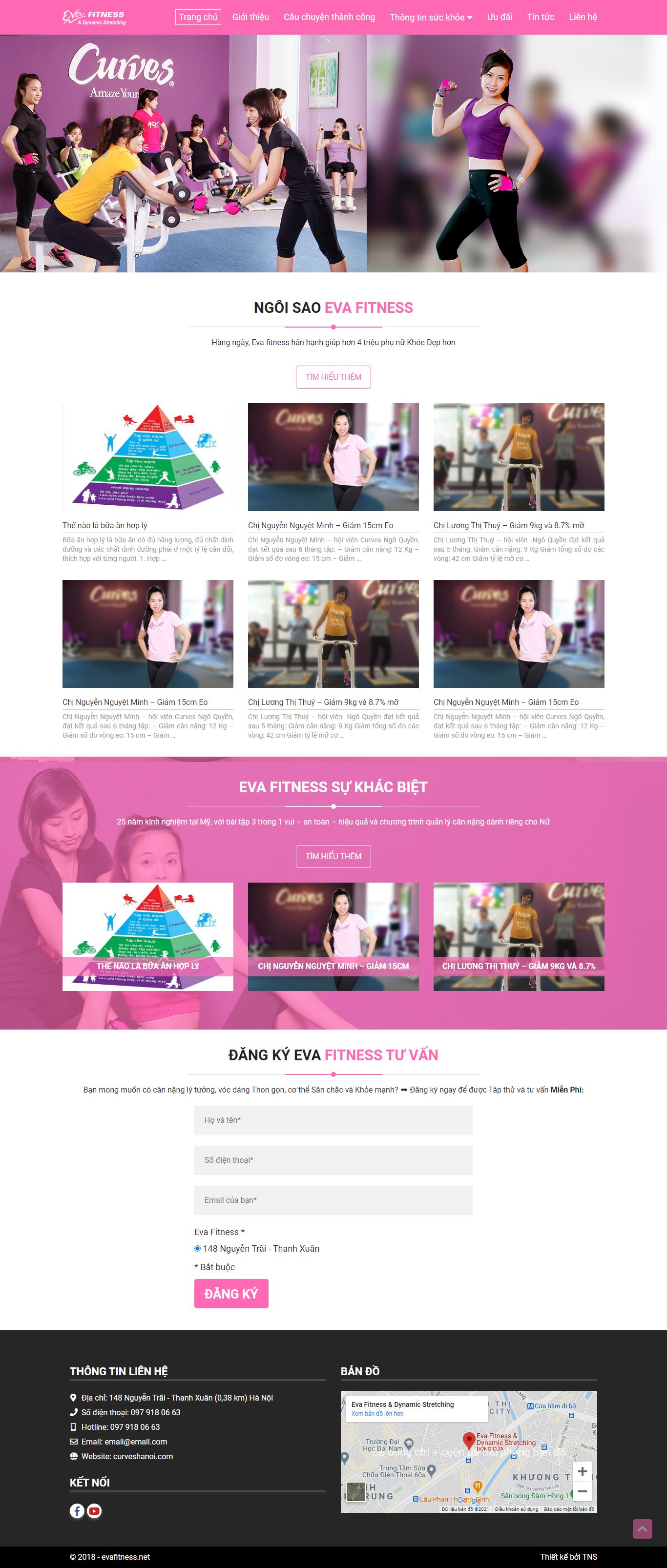 Thiết kế Web big curveshanoi.giaodiendep.com