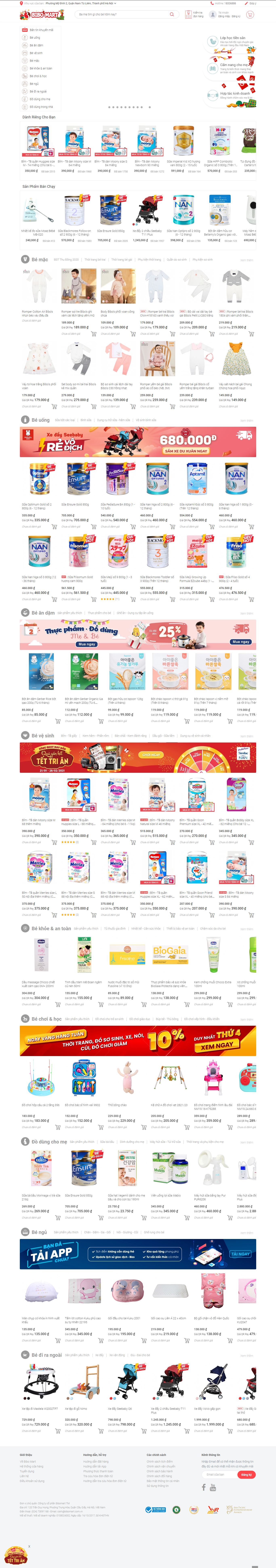 Thiết kế Web markdao bibomart.com.vn