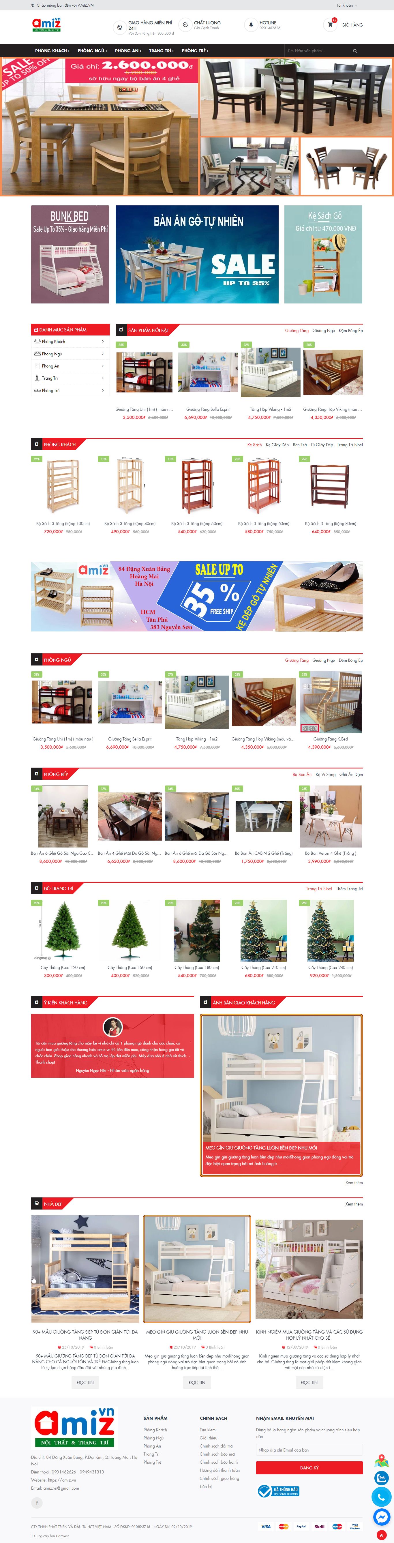 Thiết kế Web adcvietnam amiz.vn