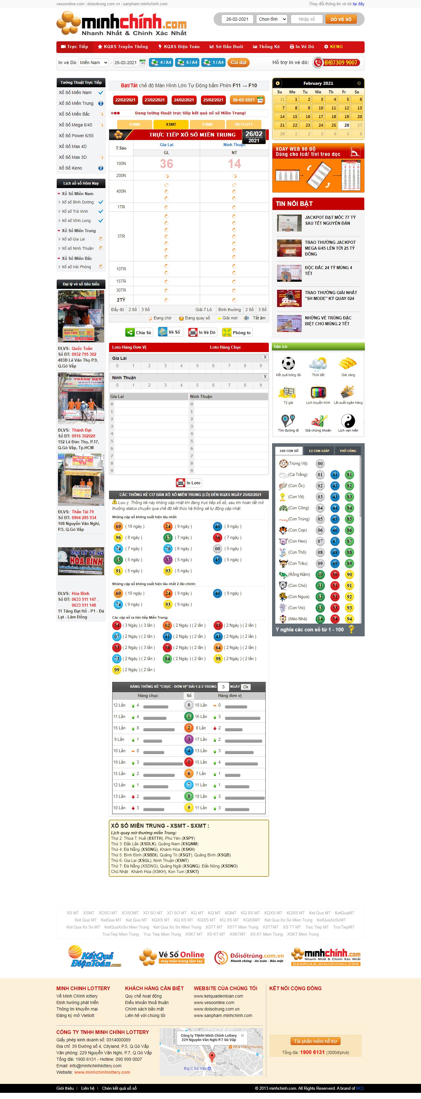 Thiết kế Web mega minhchinh.com