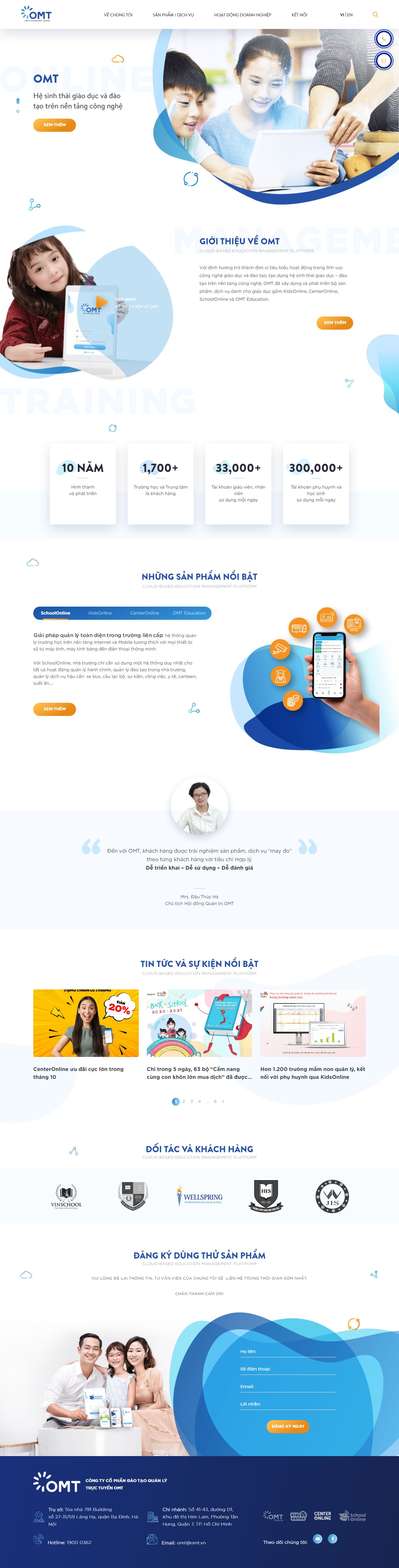 Thiết kế Web học trực tuyến omt.vn