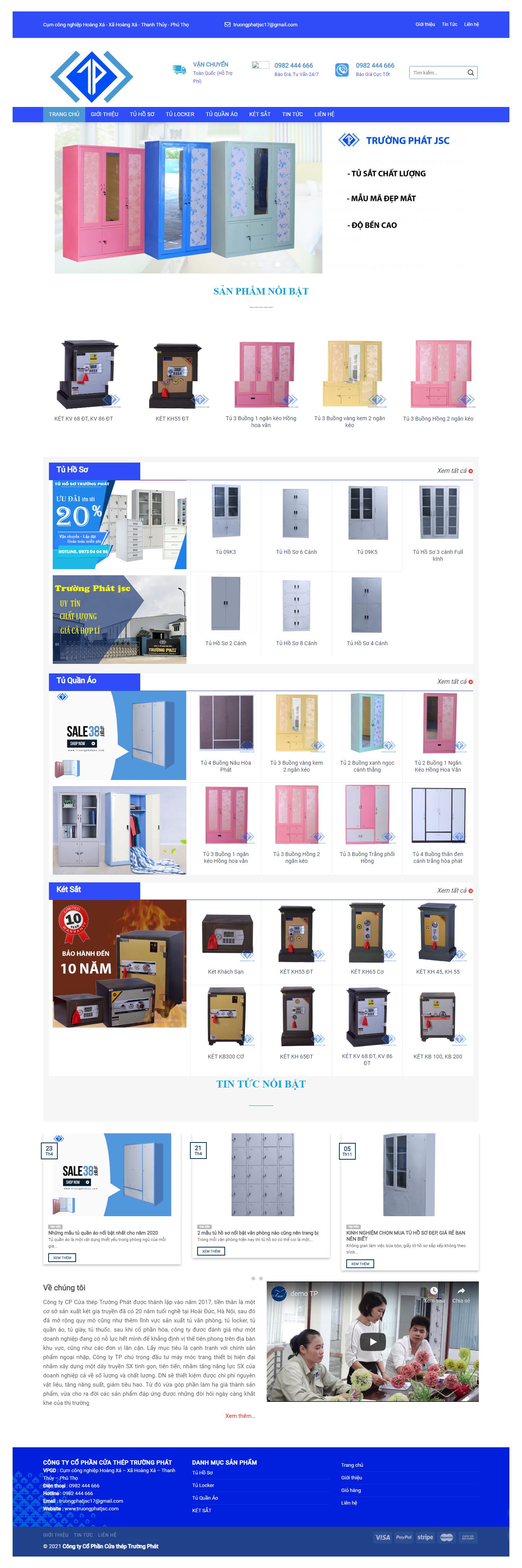 Thiết kế Web chuẩn seo truongphatjsc.com