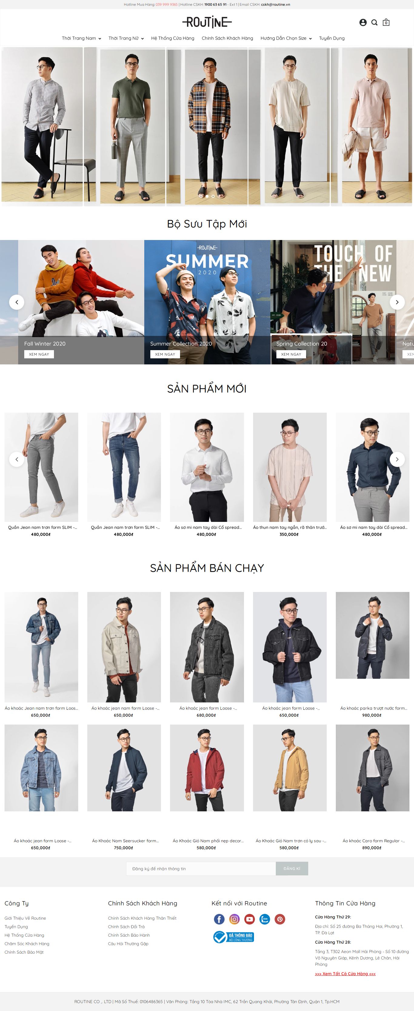 Thiết kế Web chuẩn seo routine.vn