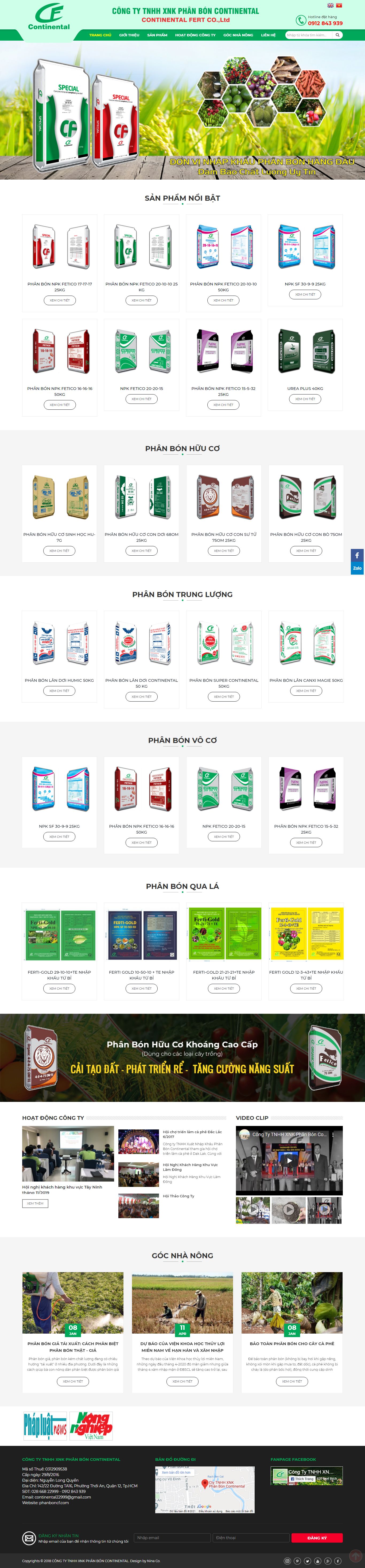 Thiết kế Web theo yêu cầu phanboncf.com