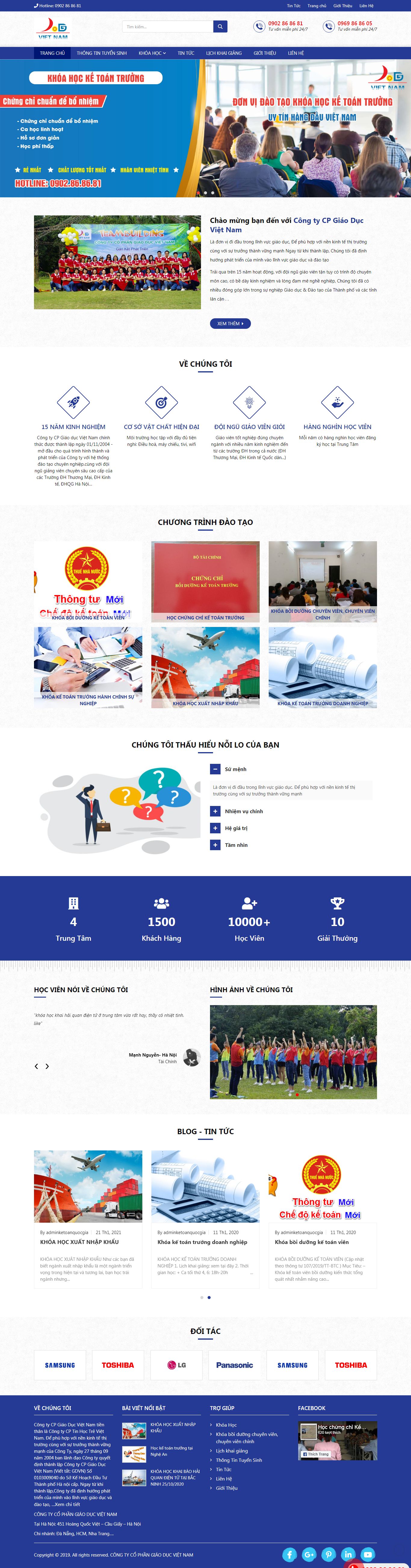 Thiết kế Web giáo dục ketoanquocgia.net