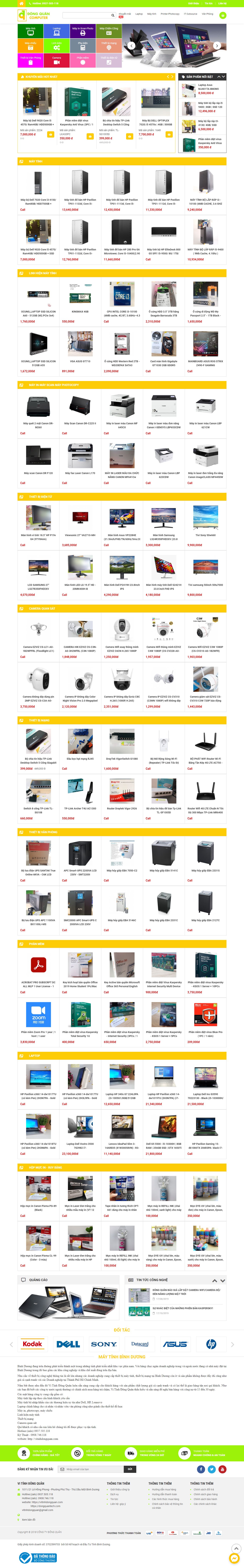 Thiết kế Web game vitinhdongquan.com