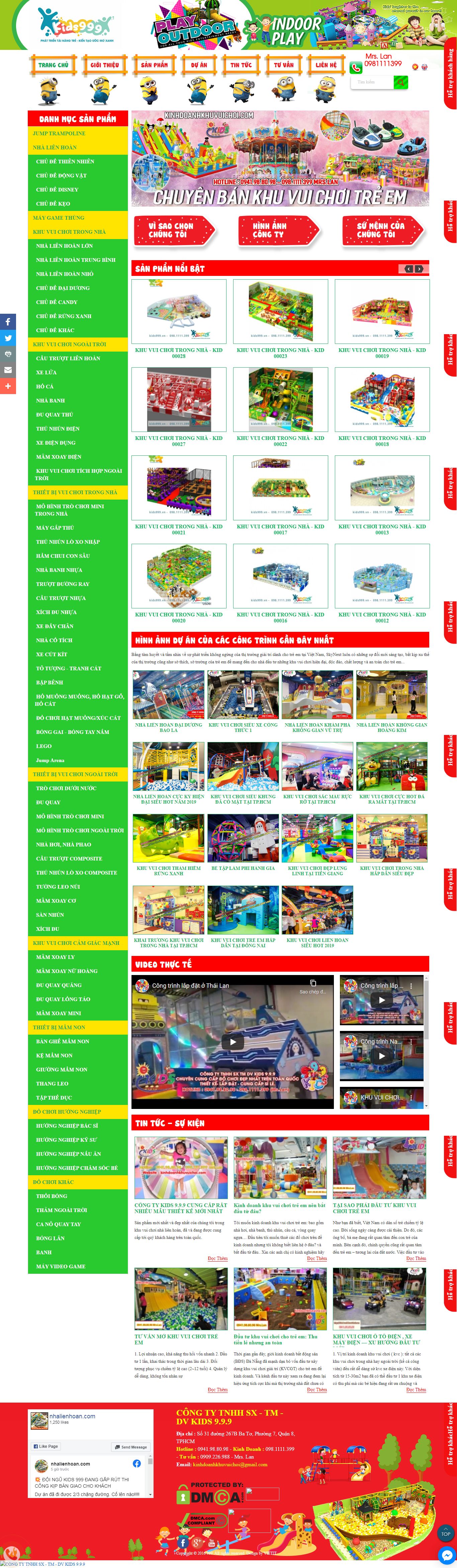 Thiết kế Web game kinhdoanhkhuvuichoi.com